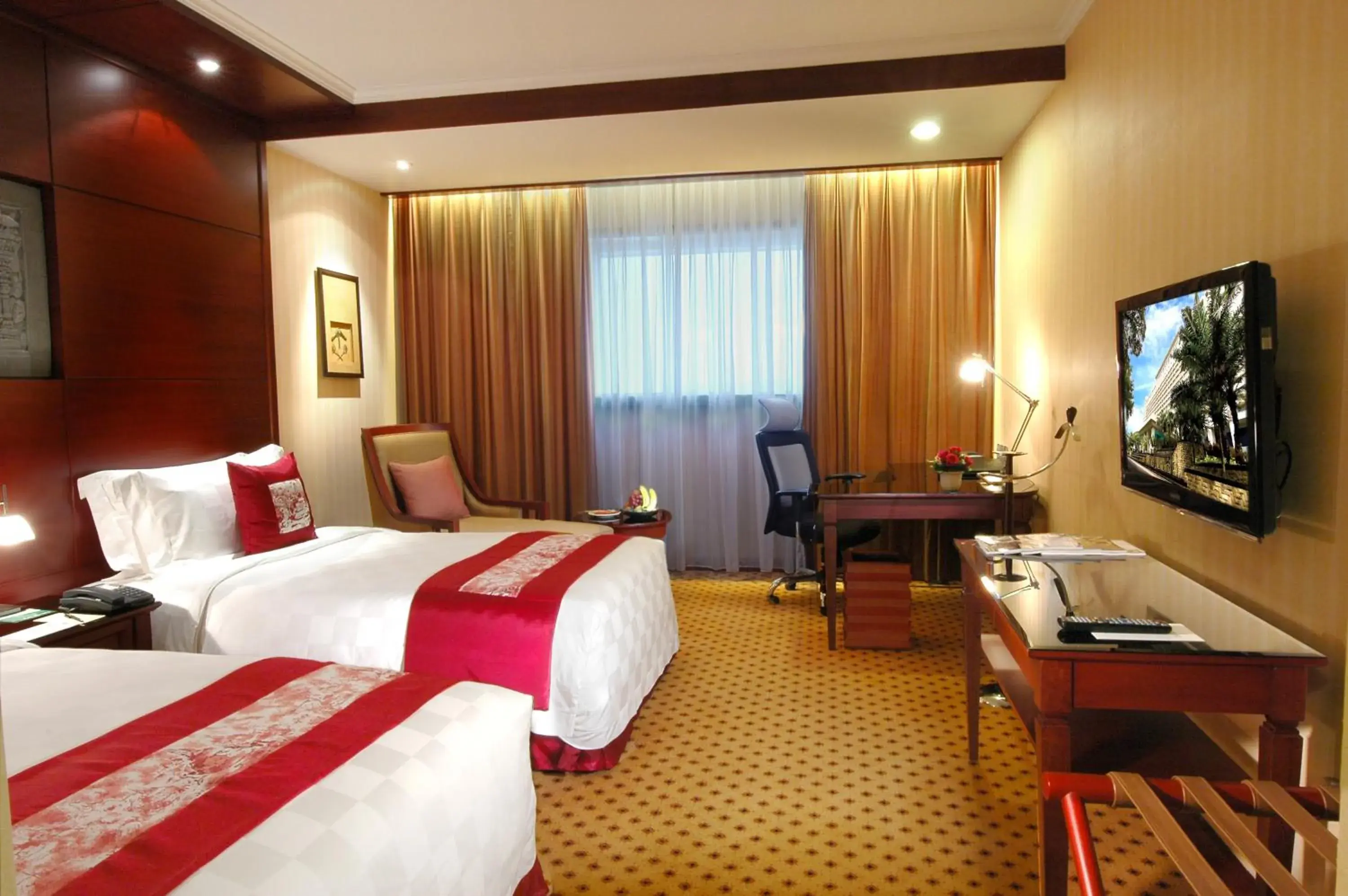 Premier Deluxe Twin Room in Hotel Borobudur Jakarta Premier Deluxe Twin Room in Hotel Borobudur Jakarta