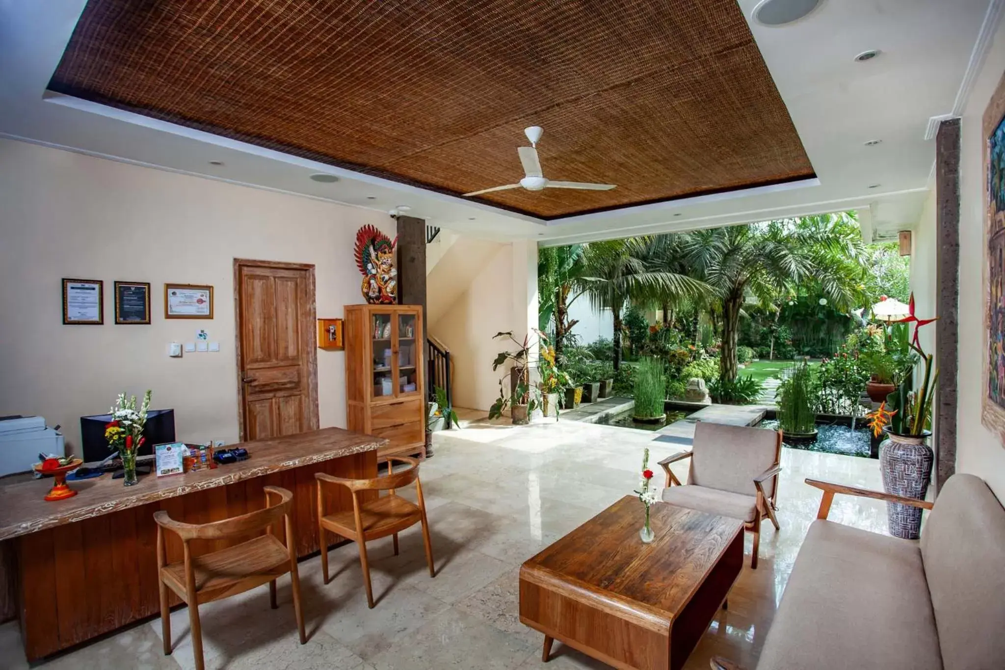 Lobby or reception in The Kalyana Ubud Resort Lobby or reception in The Kalyana Ubud Resort