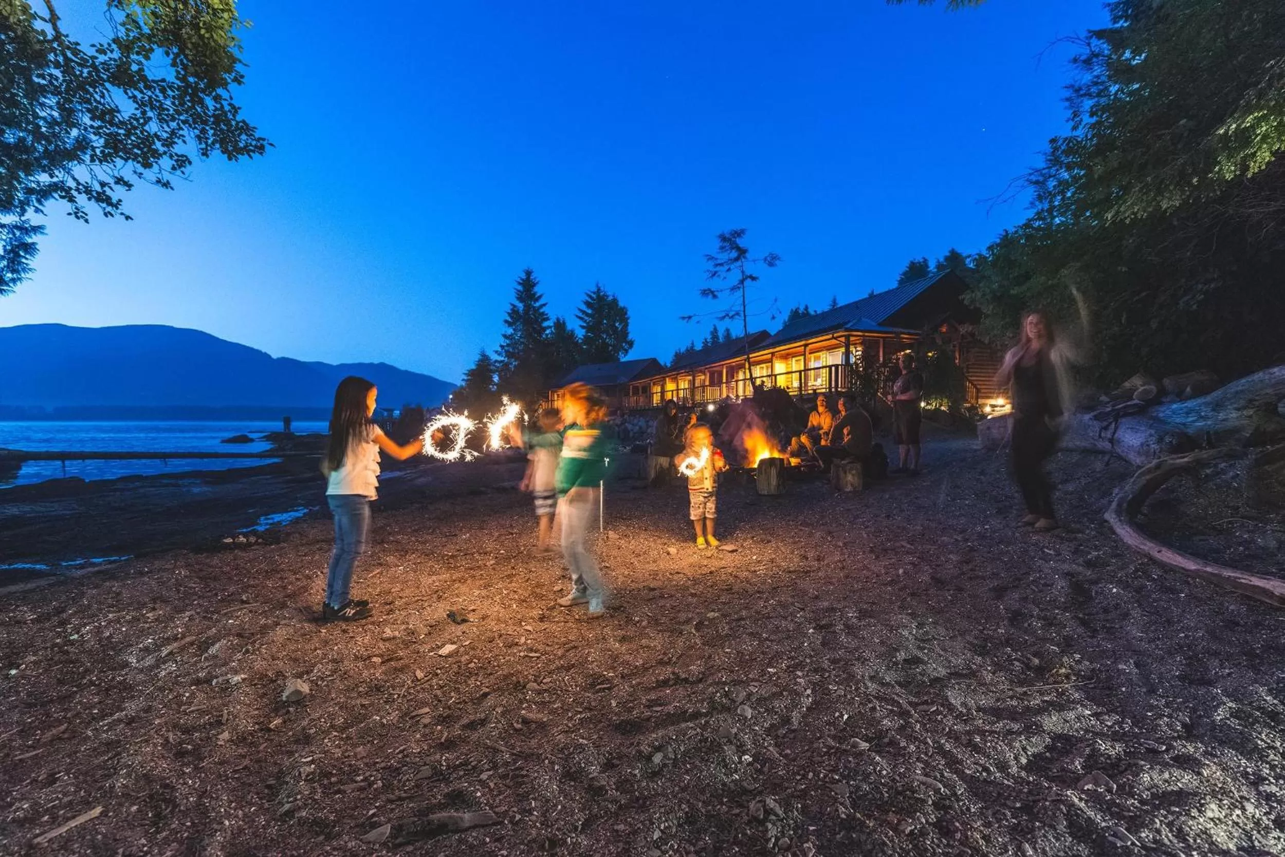 Bird's eye view in Wild Renfrew Seaside Cottages