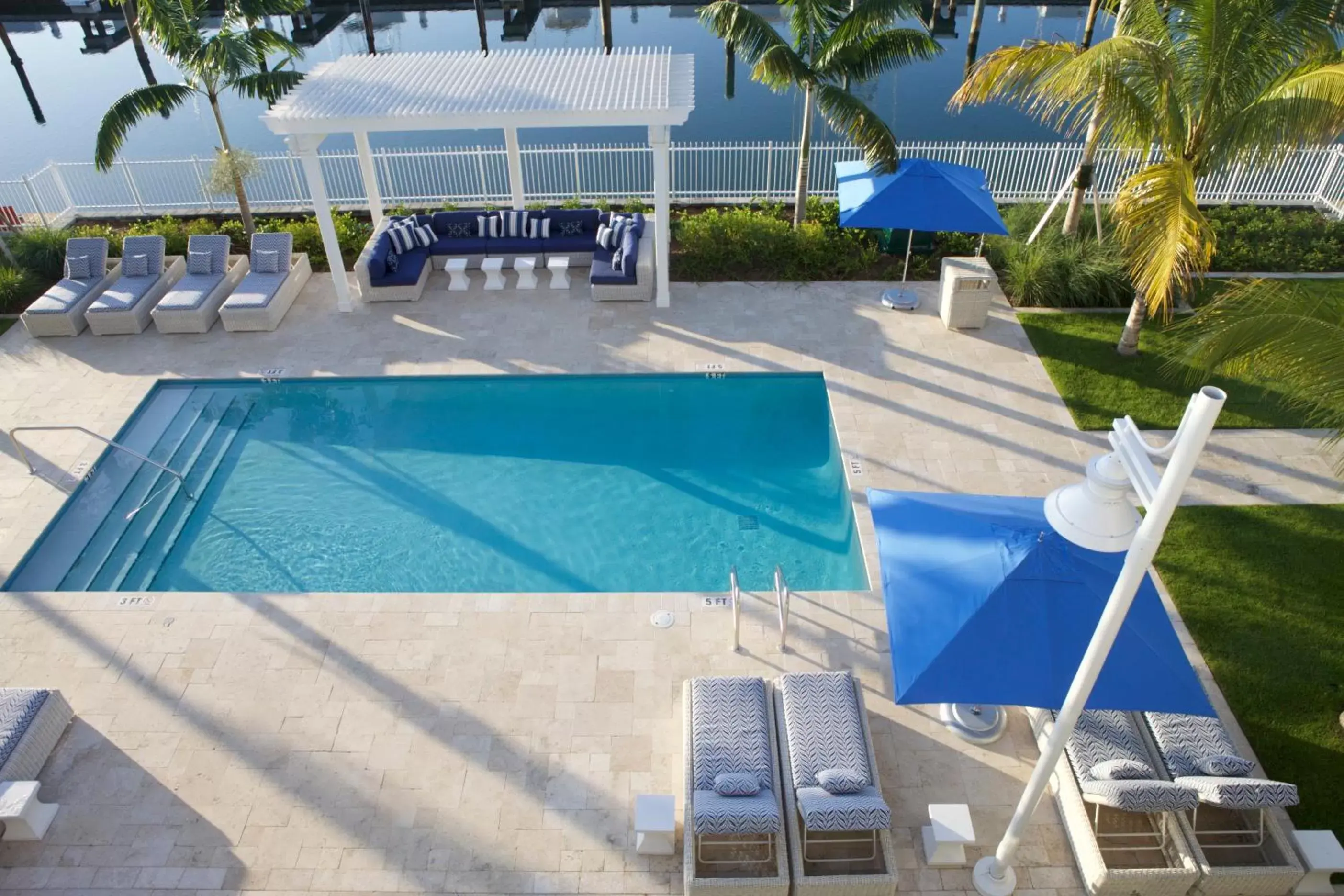 Pool view in Oceans Edge Key West