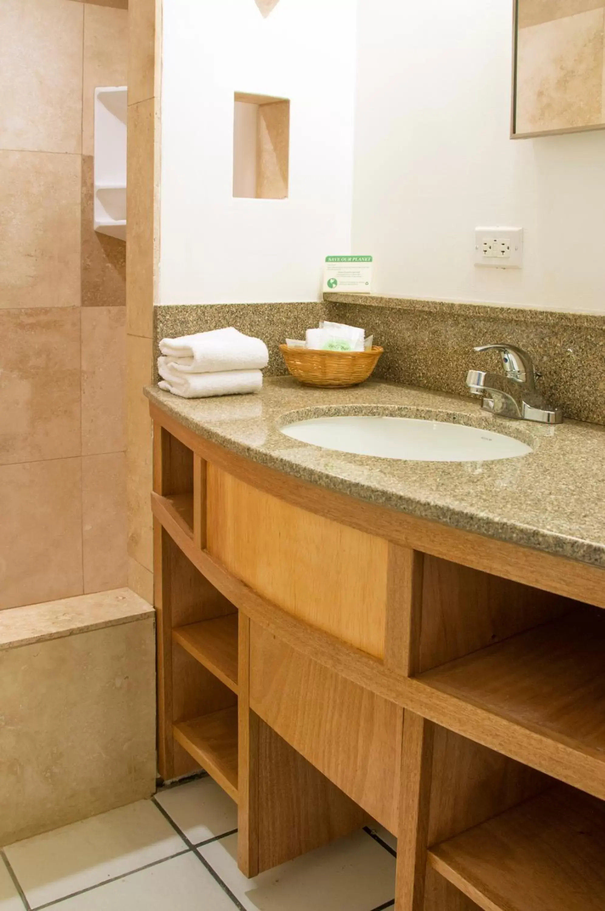 Bathroom in Holiday Surf Hotel (with full kitchen)