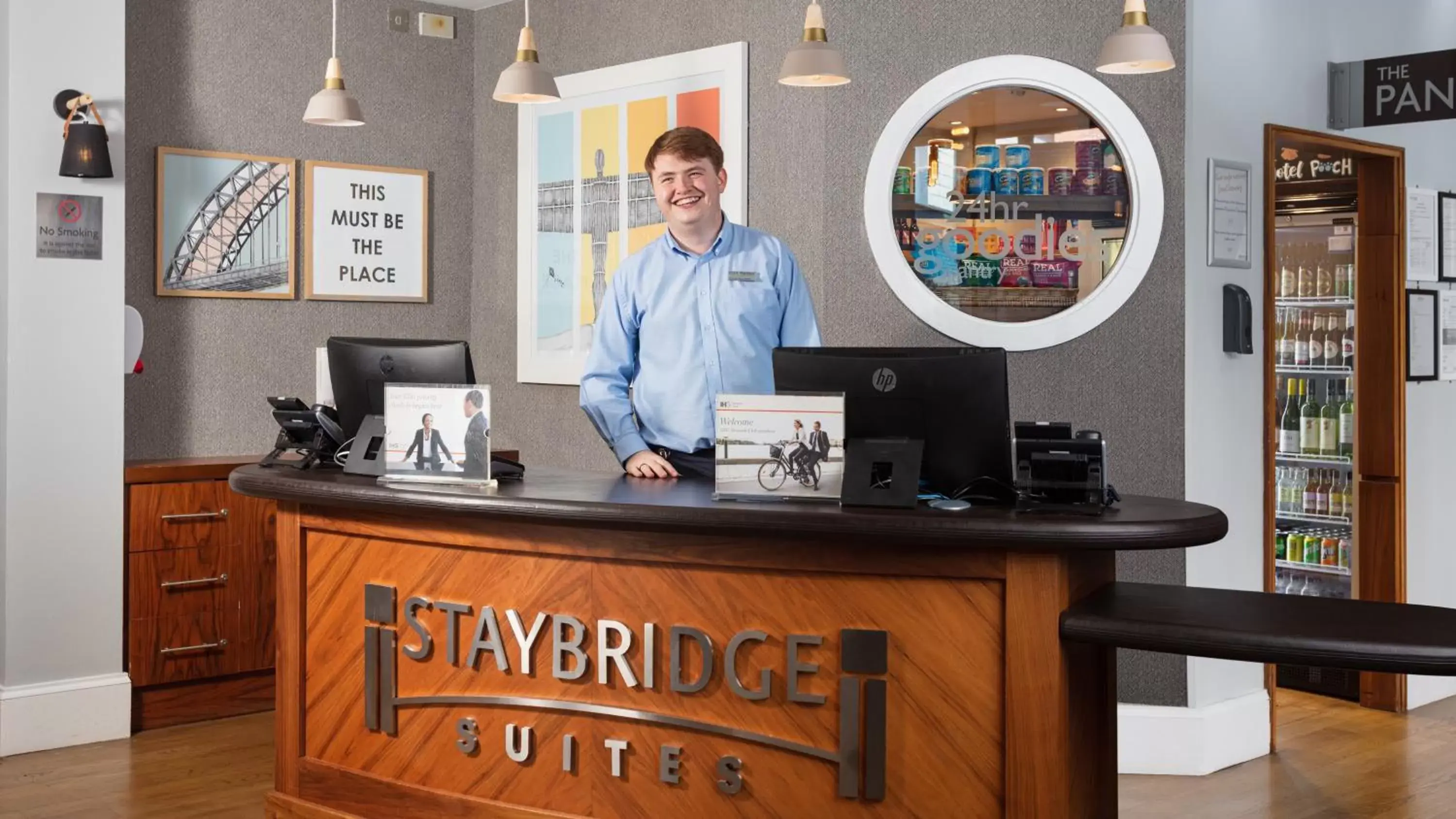 Lobby or reception, Lobby/Reception in Staybridge Suites Newcastle, an IHG Hotel