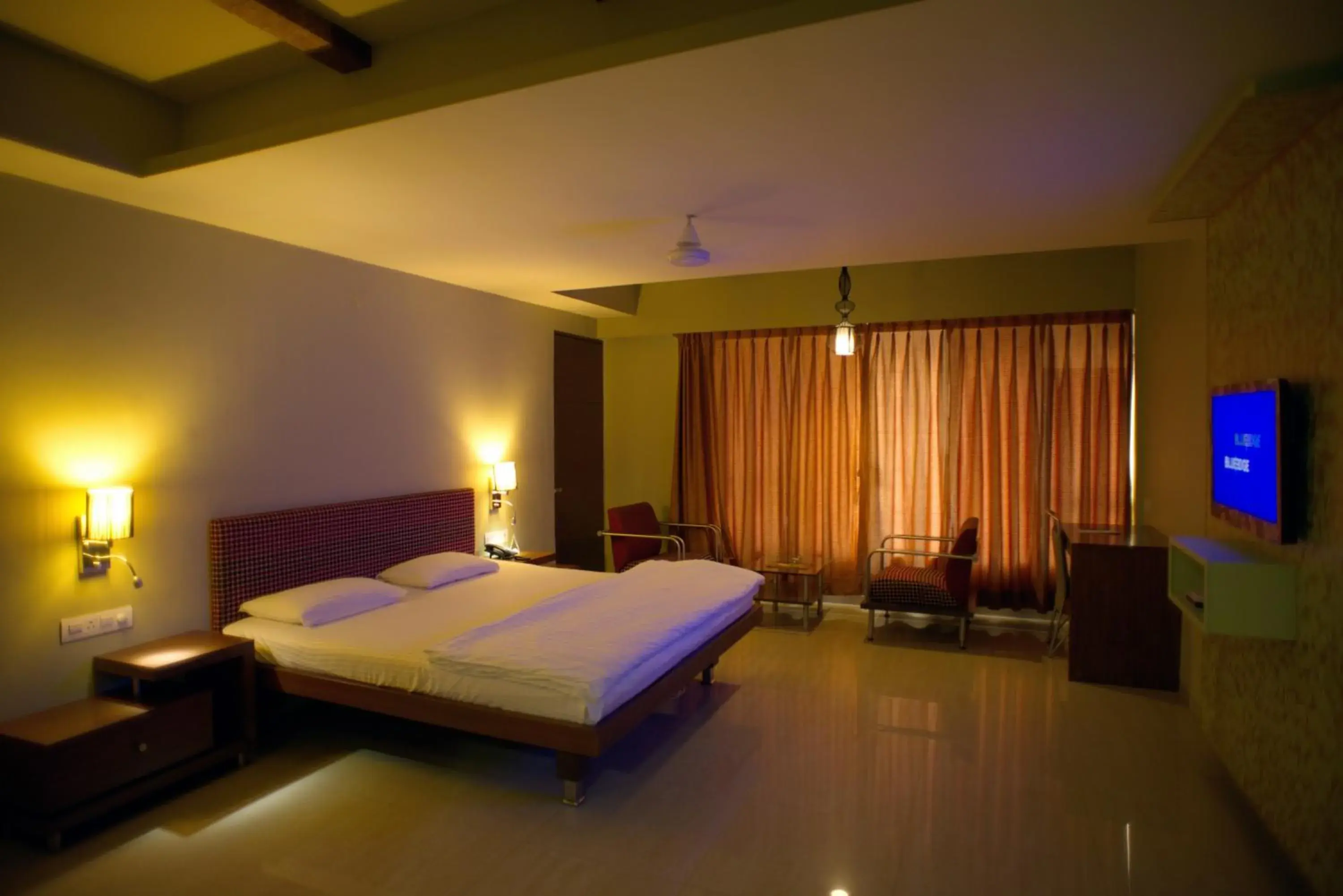 TV and multimedia, Bed in Hotel Platinum Inn