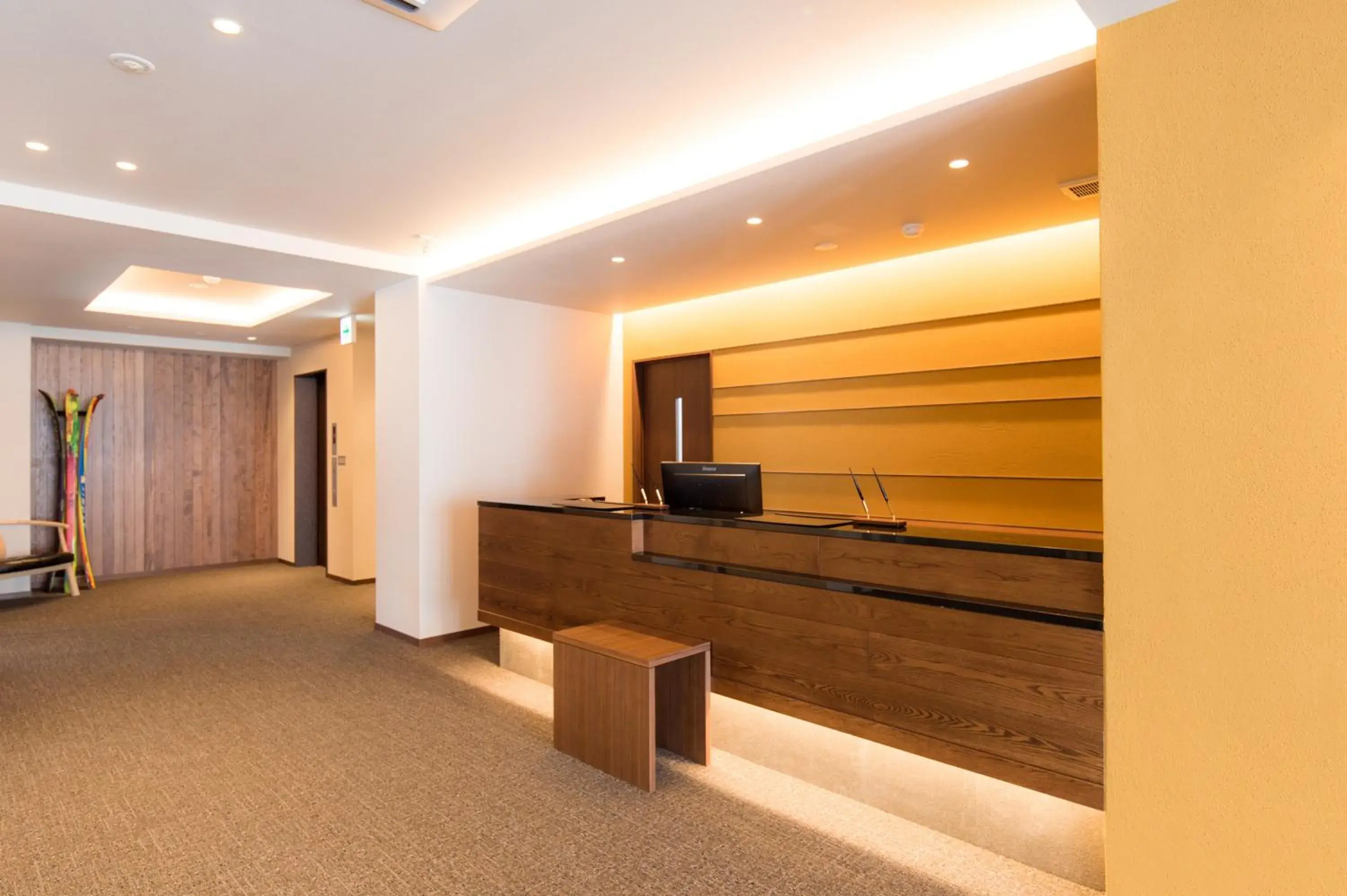 Lobby or reception, TV/Entertainment Center in Hotel Munin Furano