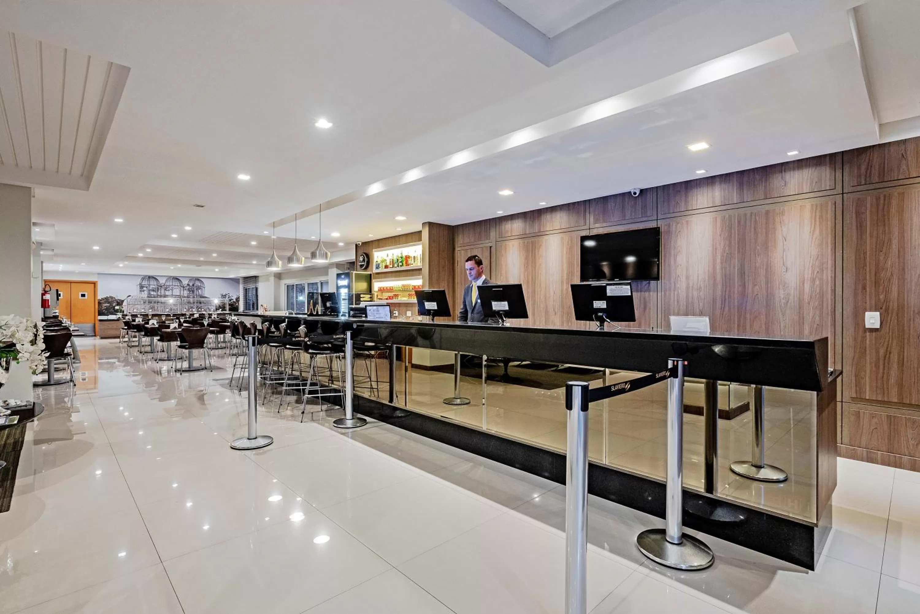 Lobby or reception in Slim Curitiba Av das Torres