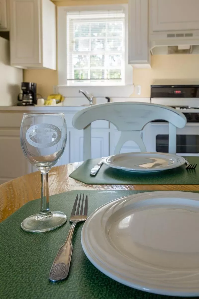 Dining area in The Club at New Seabury