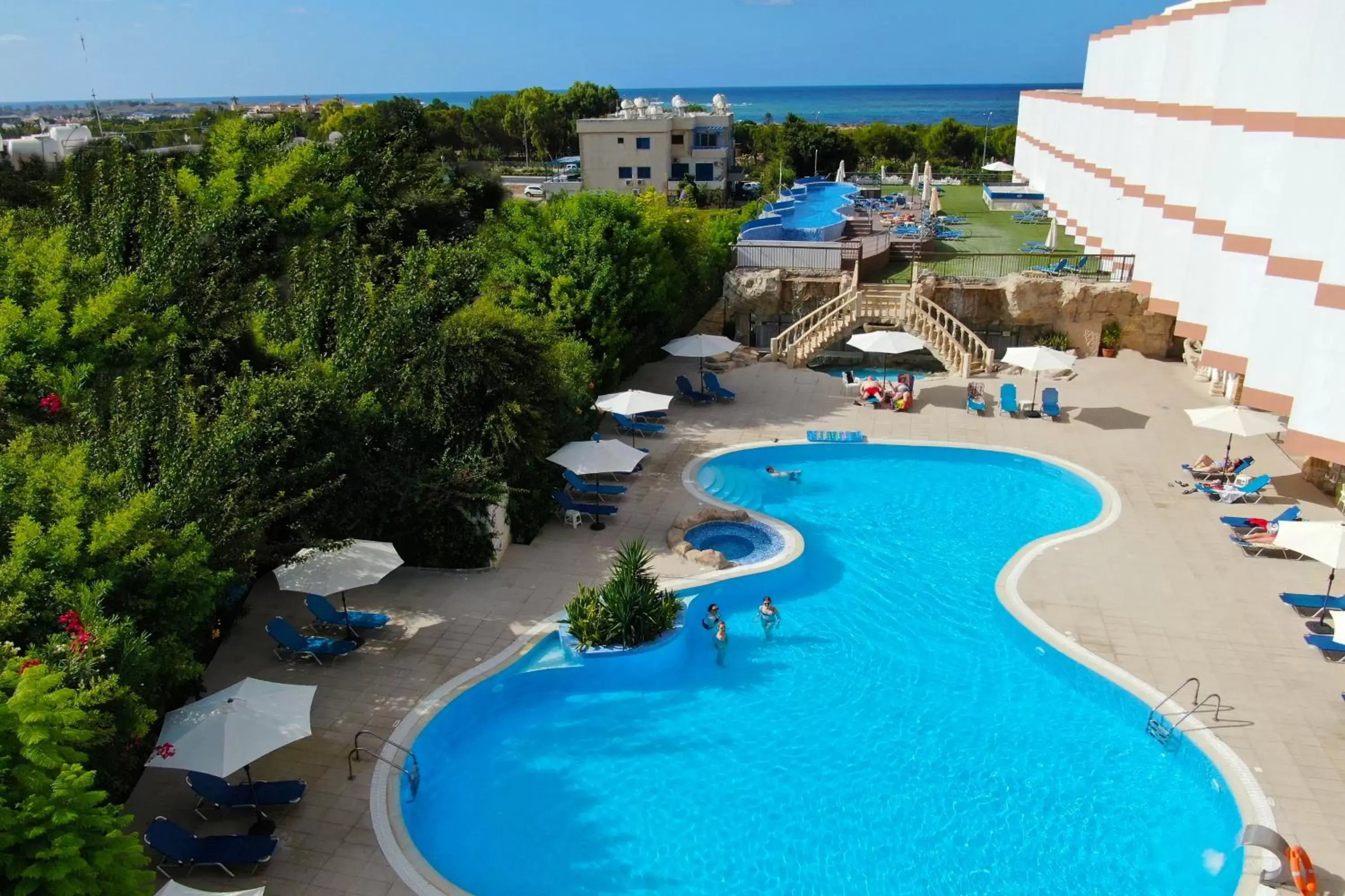 Swimming pool in Avlida Hotel