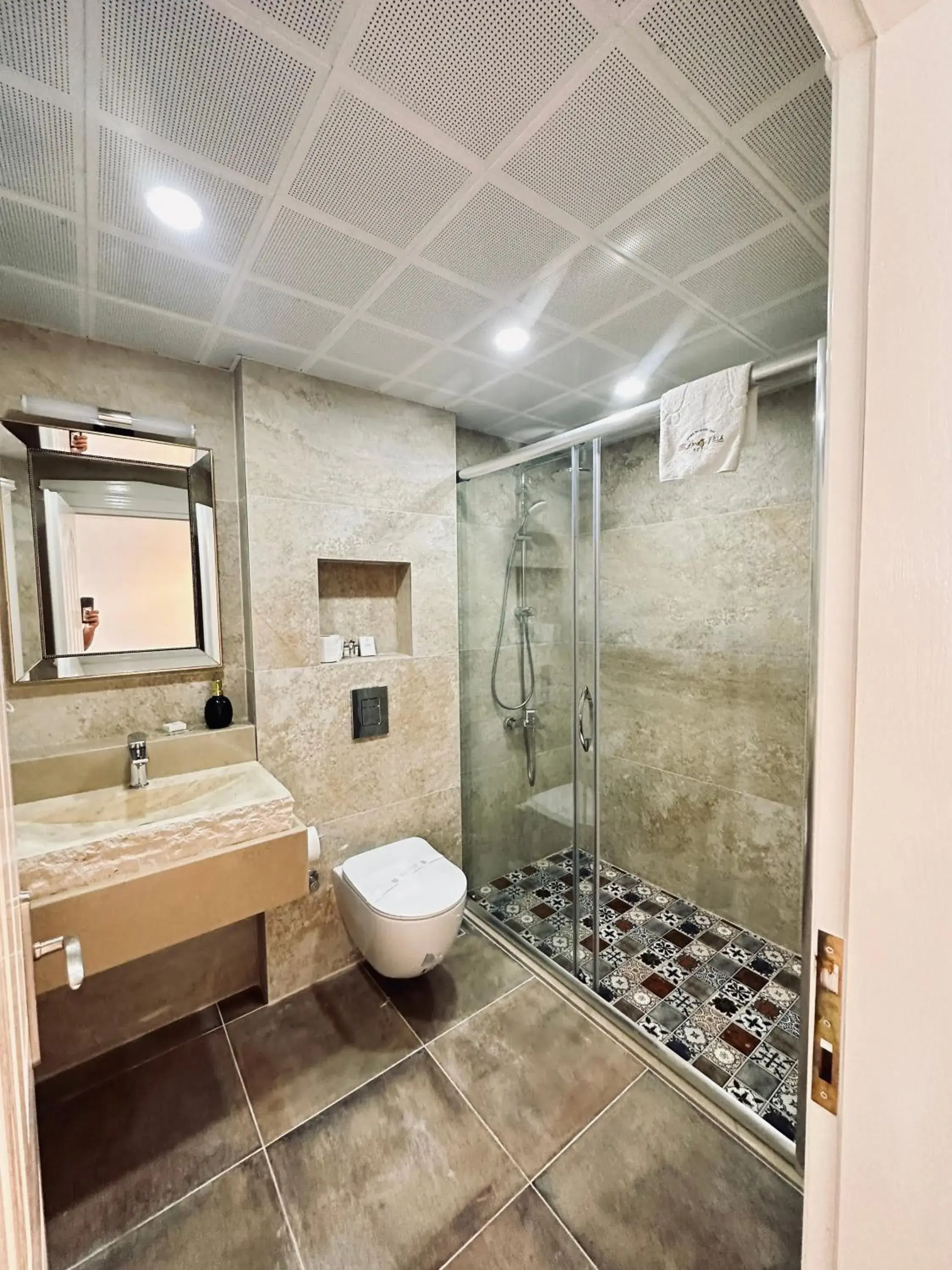 Shower, Bathroom in Lemon Villa Hotel - Adult Only