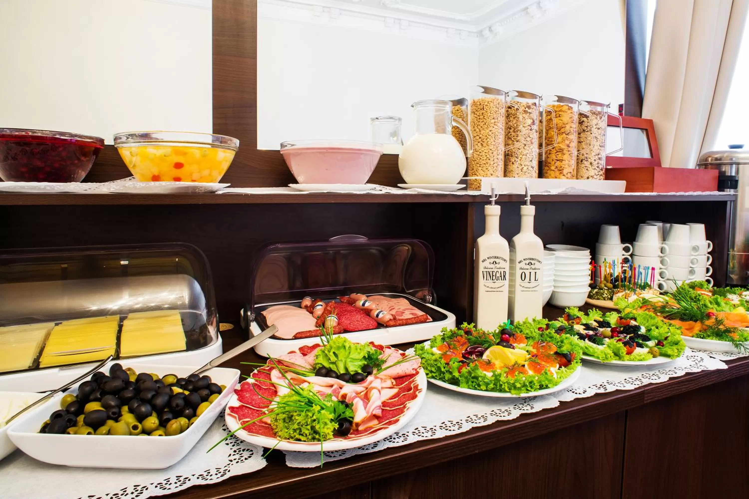 Food in Upper Room Hotel Kurfürstendamm