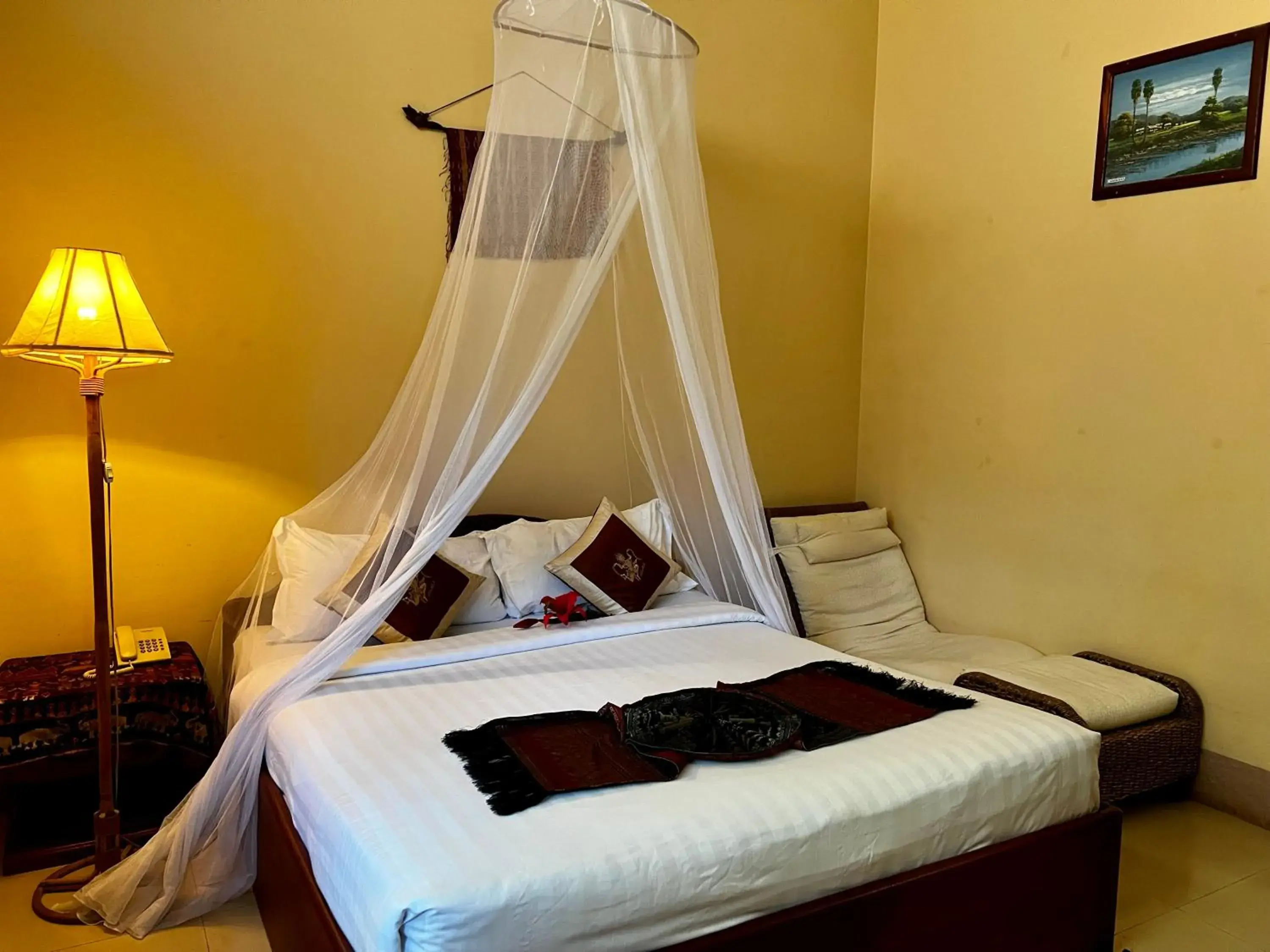 Property building, Bed in Shining Angkor Boutique Hotel