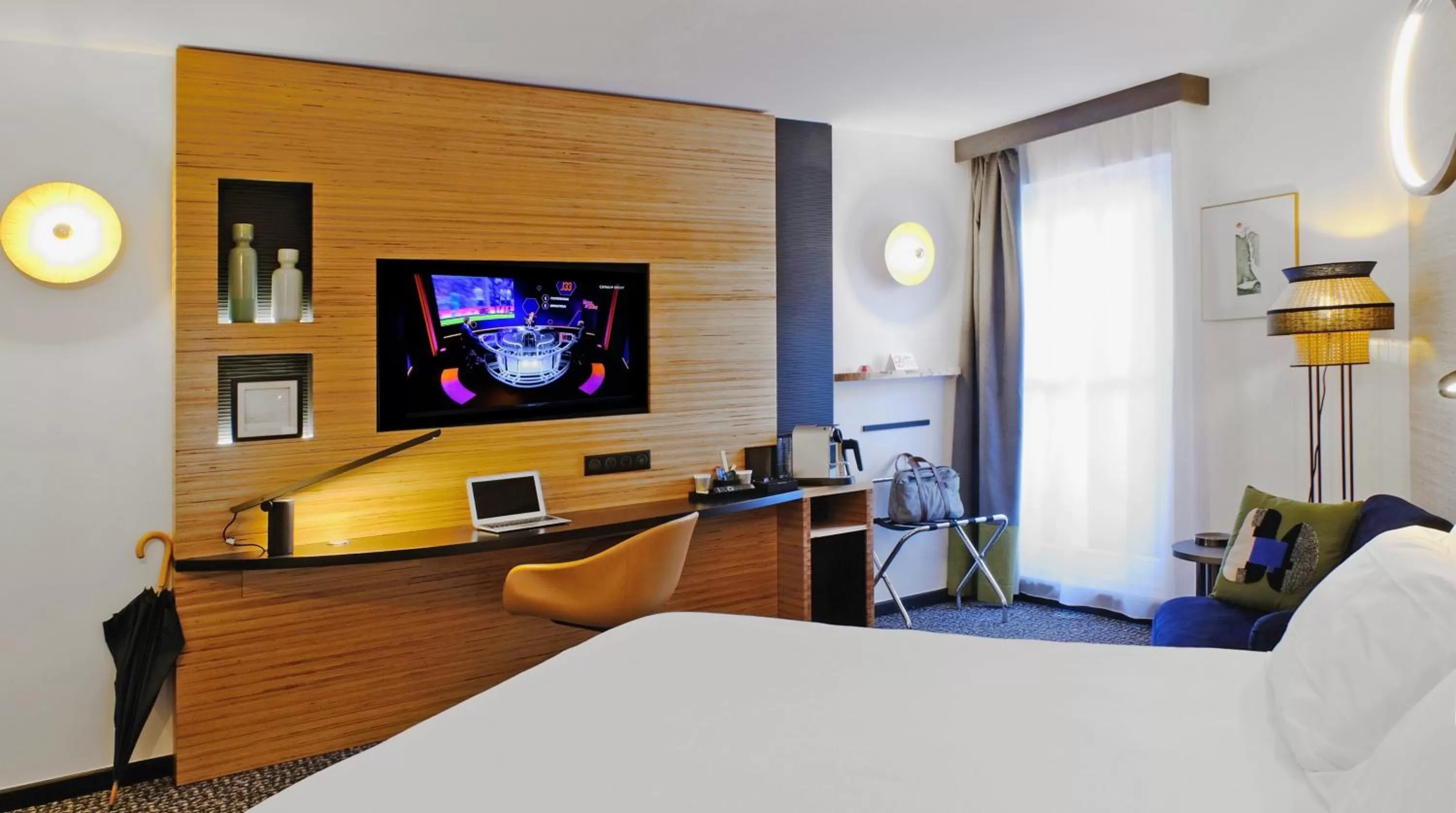 Bed in Mercure Hotel Forbach Centre de Loisirs