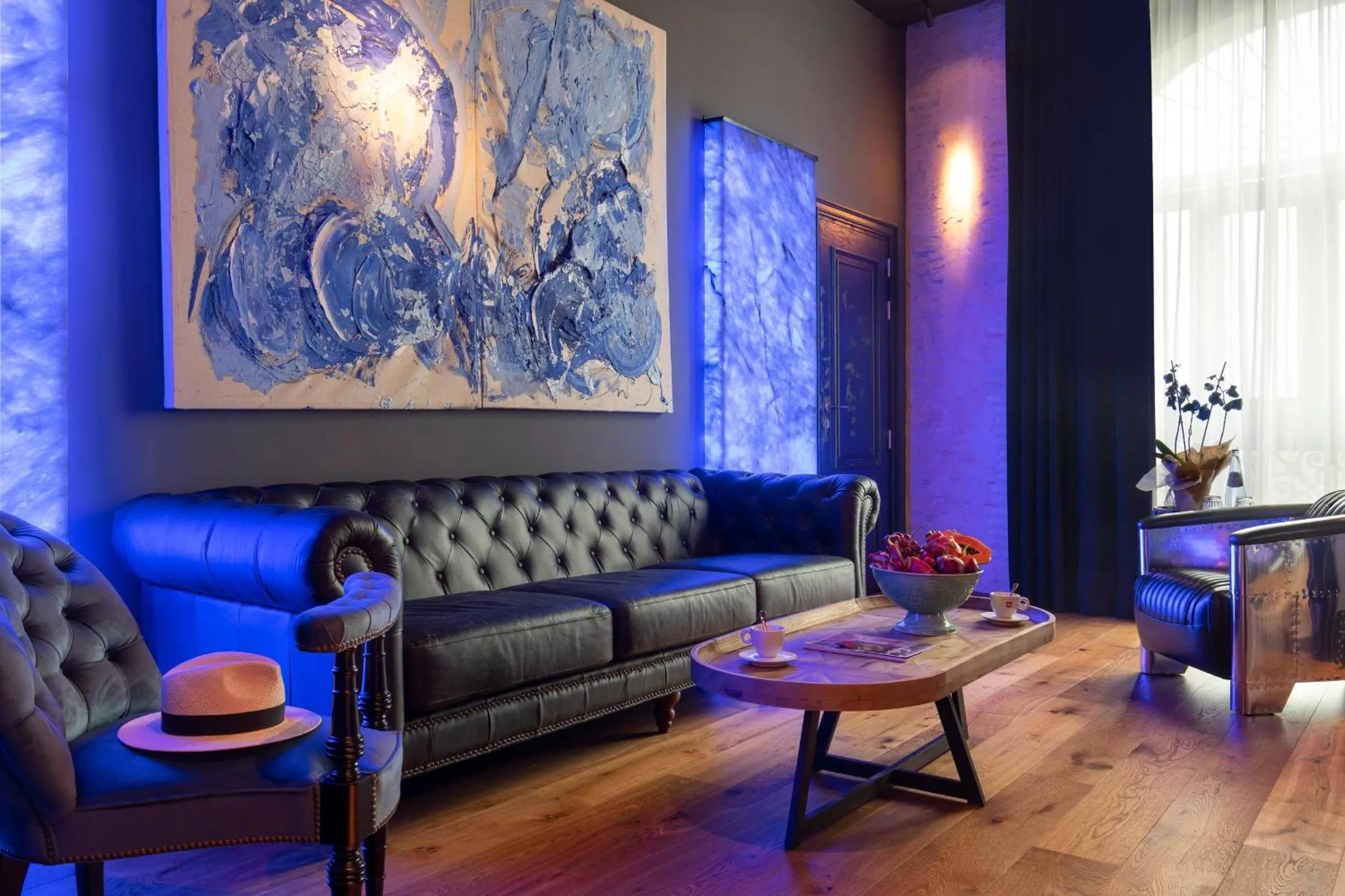 Seating area in Hotel Lobby