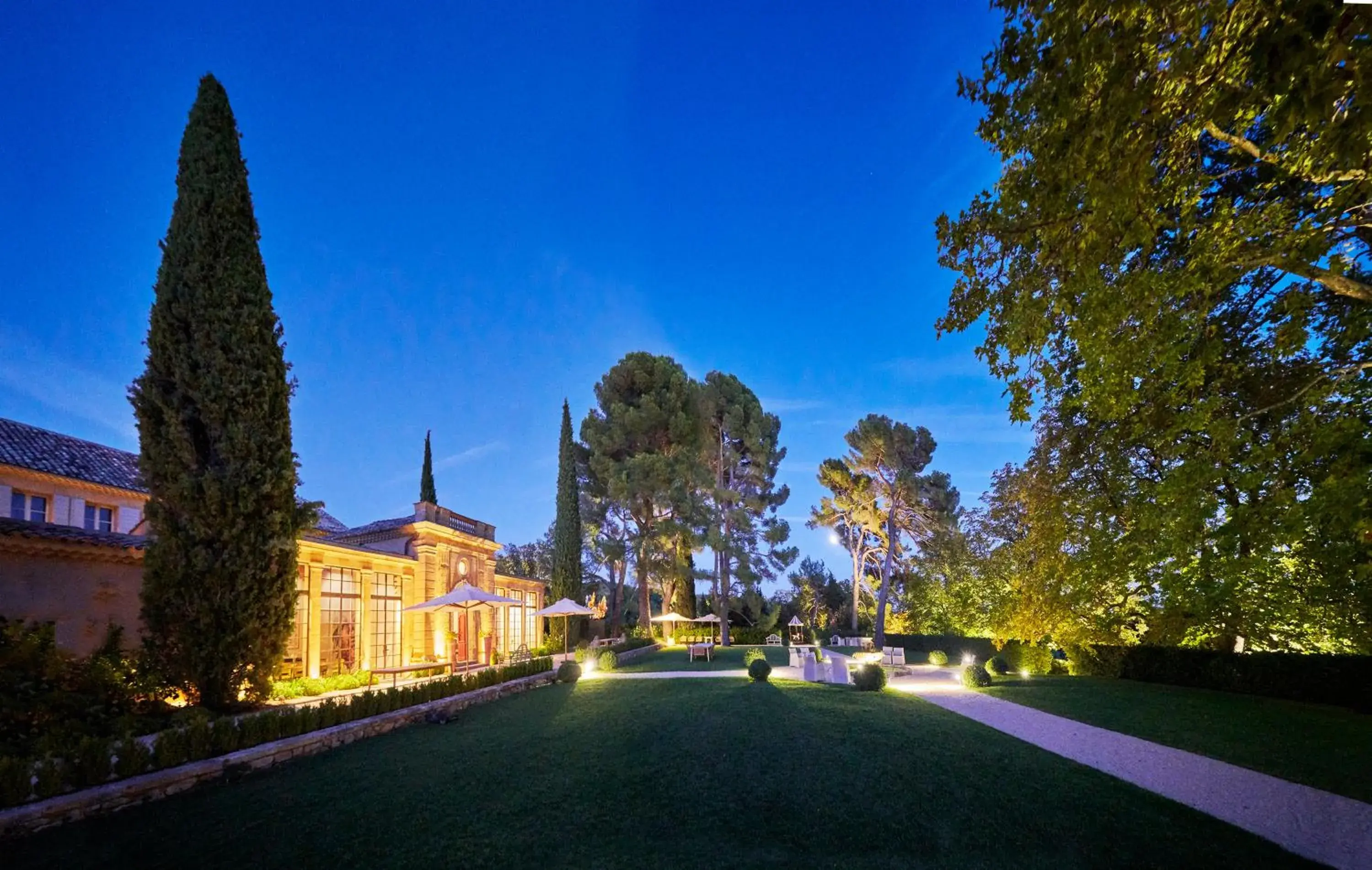 Night in Château de la Gaude