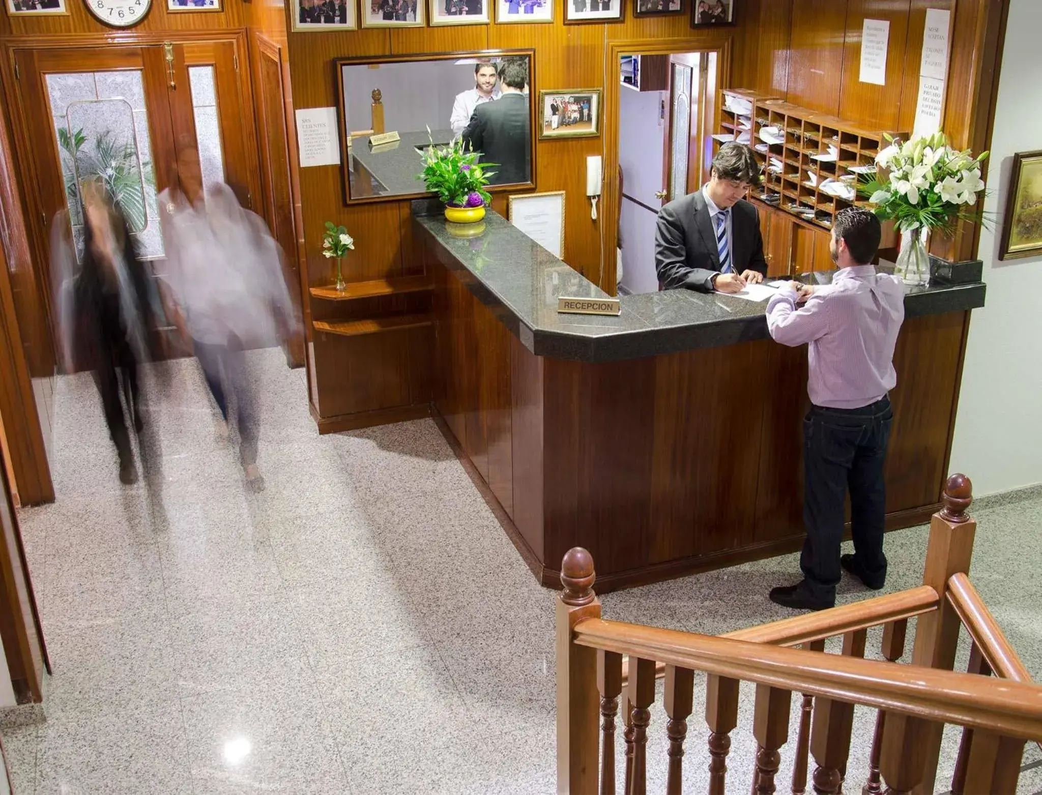 Lobby or reception in Hotel Praderón