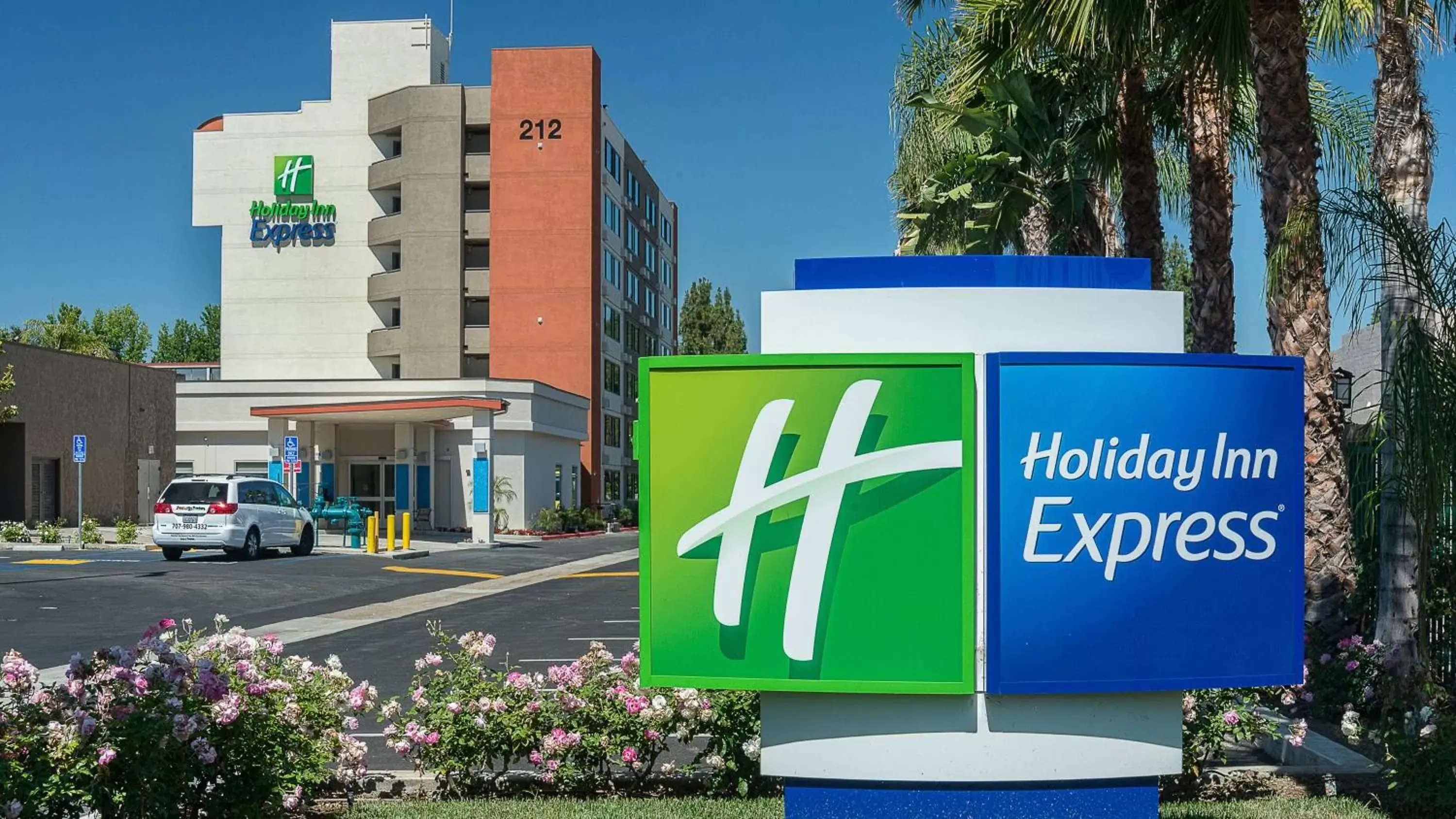 Property building in Holiday Inn Express Fullerton-Anaheim, an IHG Hotel