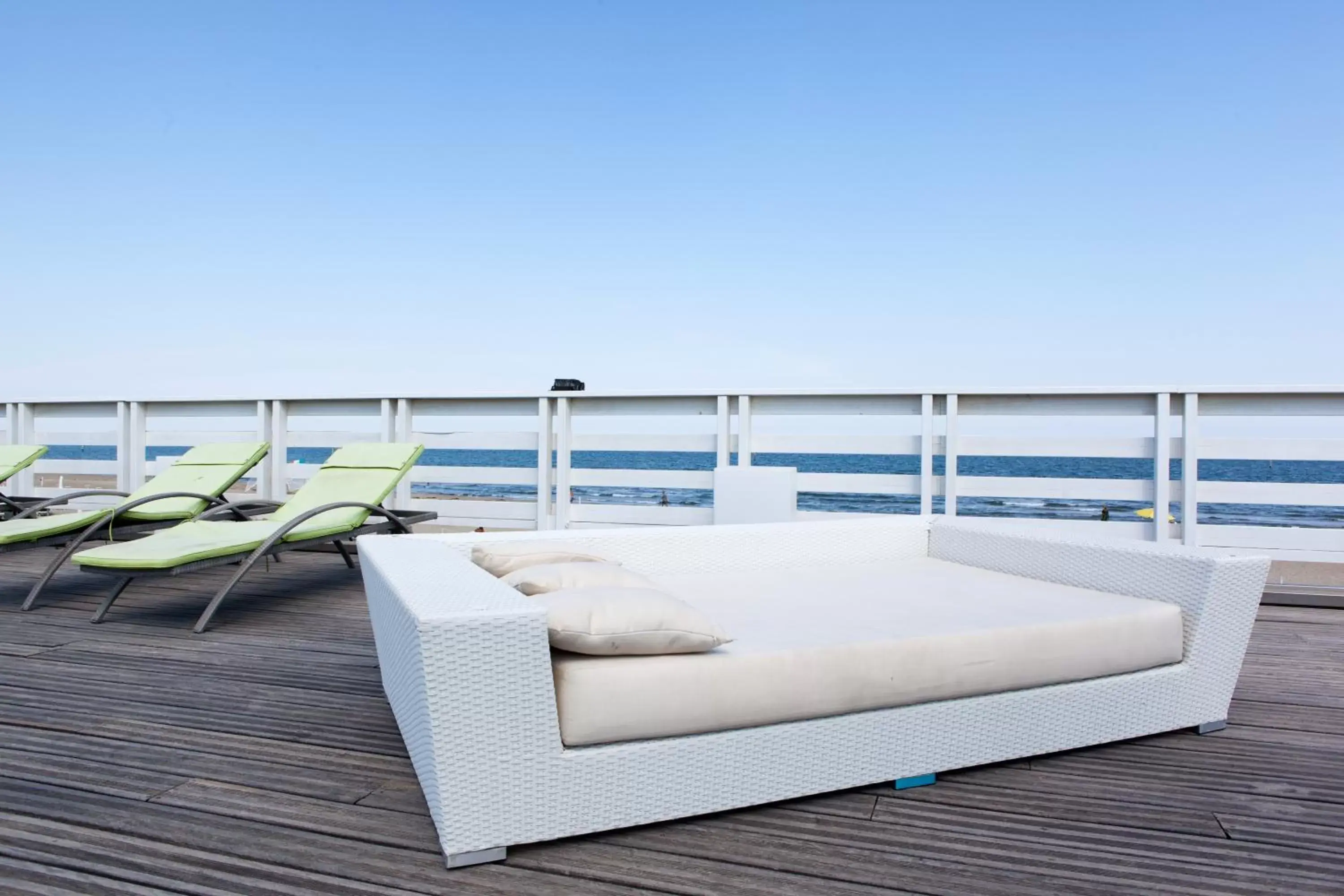 Balcony/Terrace, Swimming Pool in Terme Beach Resort
