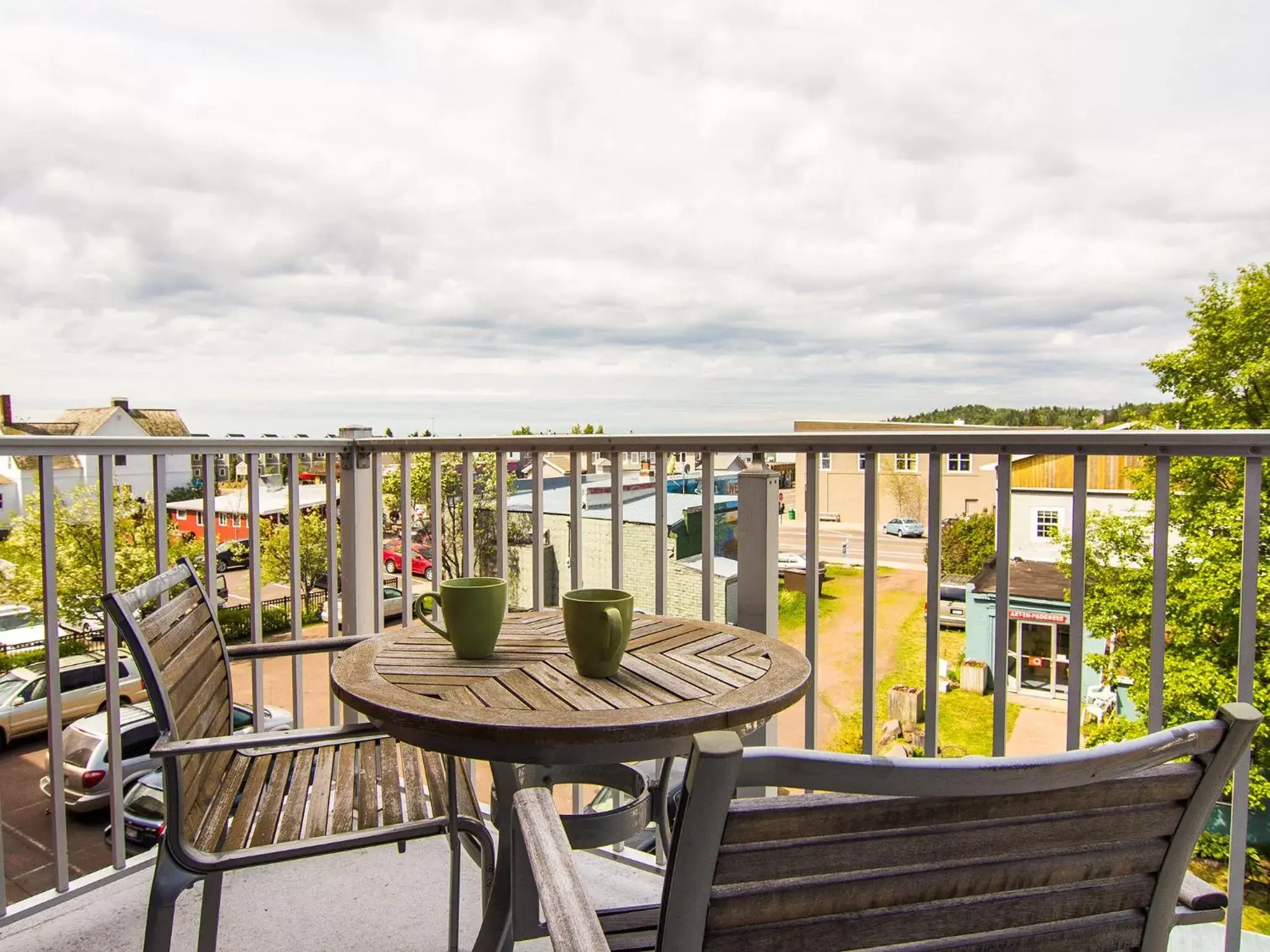 City view, Balcony/Terrace in East Bay Suites