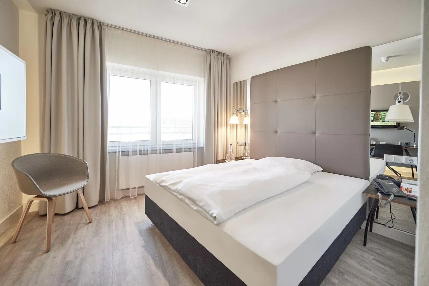 Bed in Hotel Amadeus