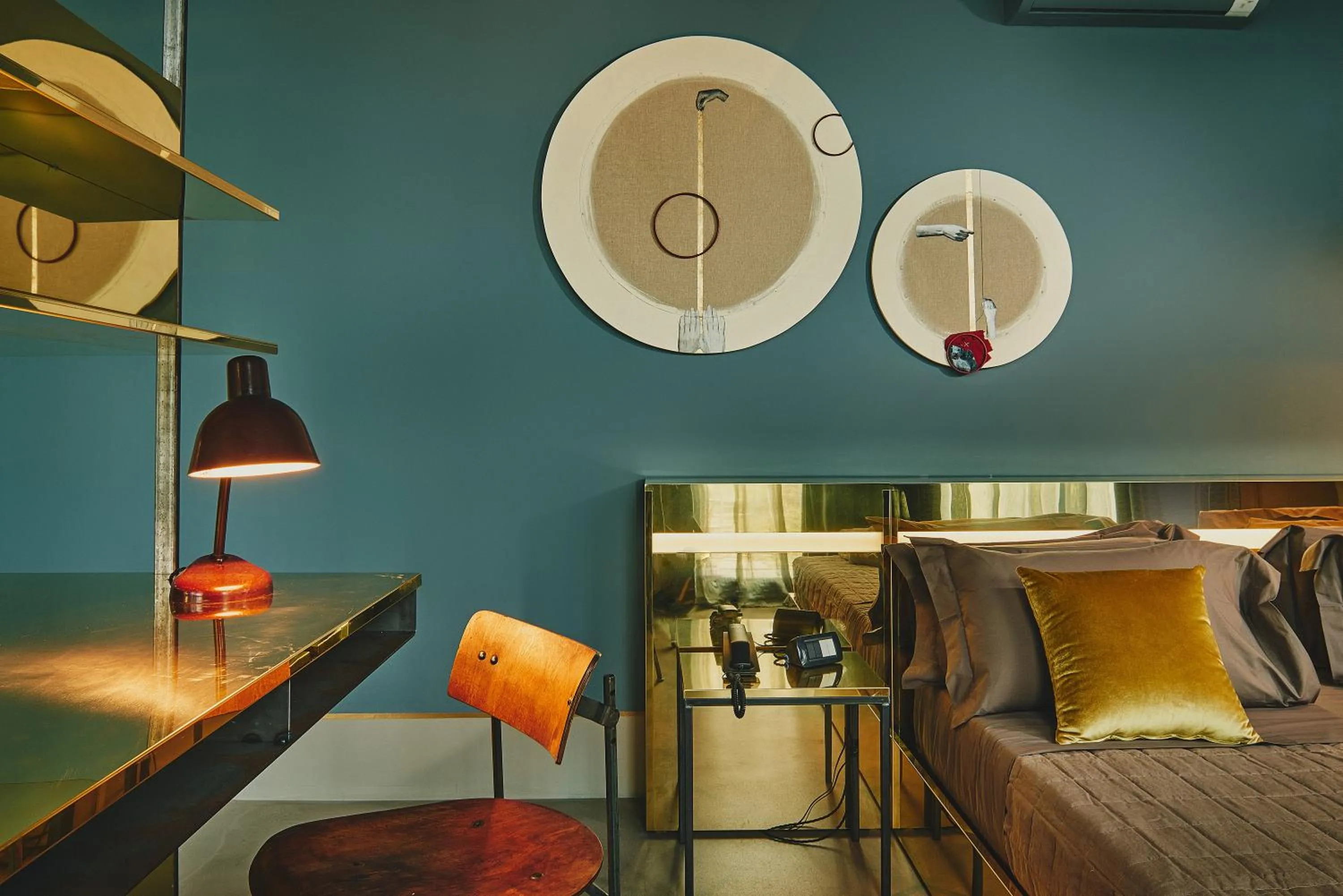 Decorative detail, Bed in Boutique Hotel Borgo Nuovo