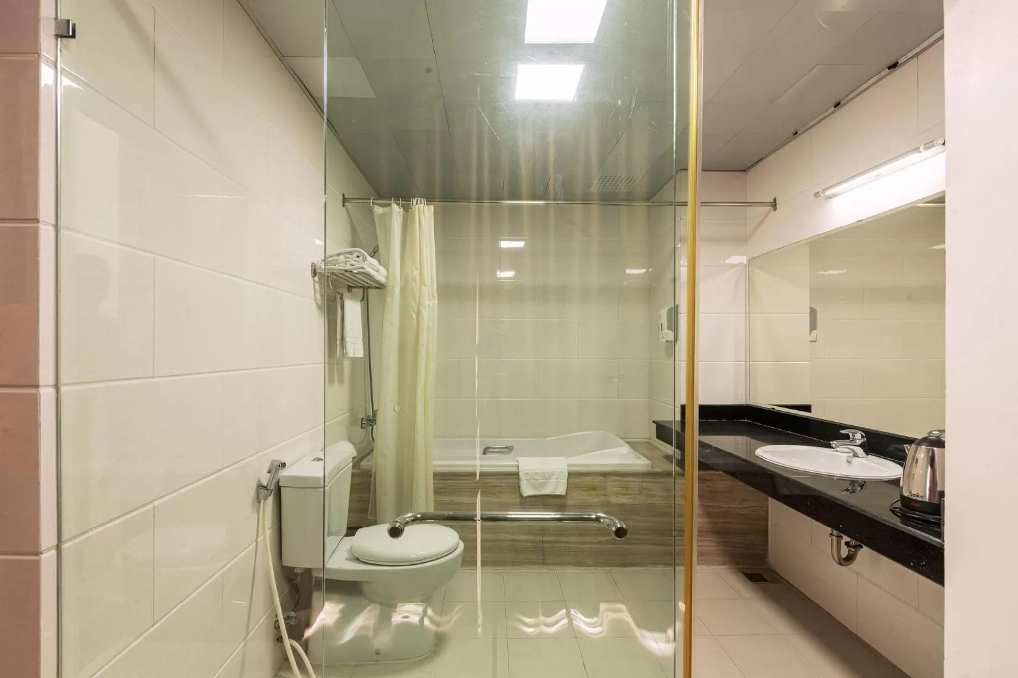 Shower in Lao Cai Star Hotel