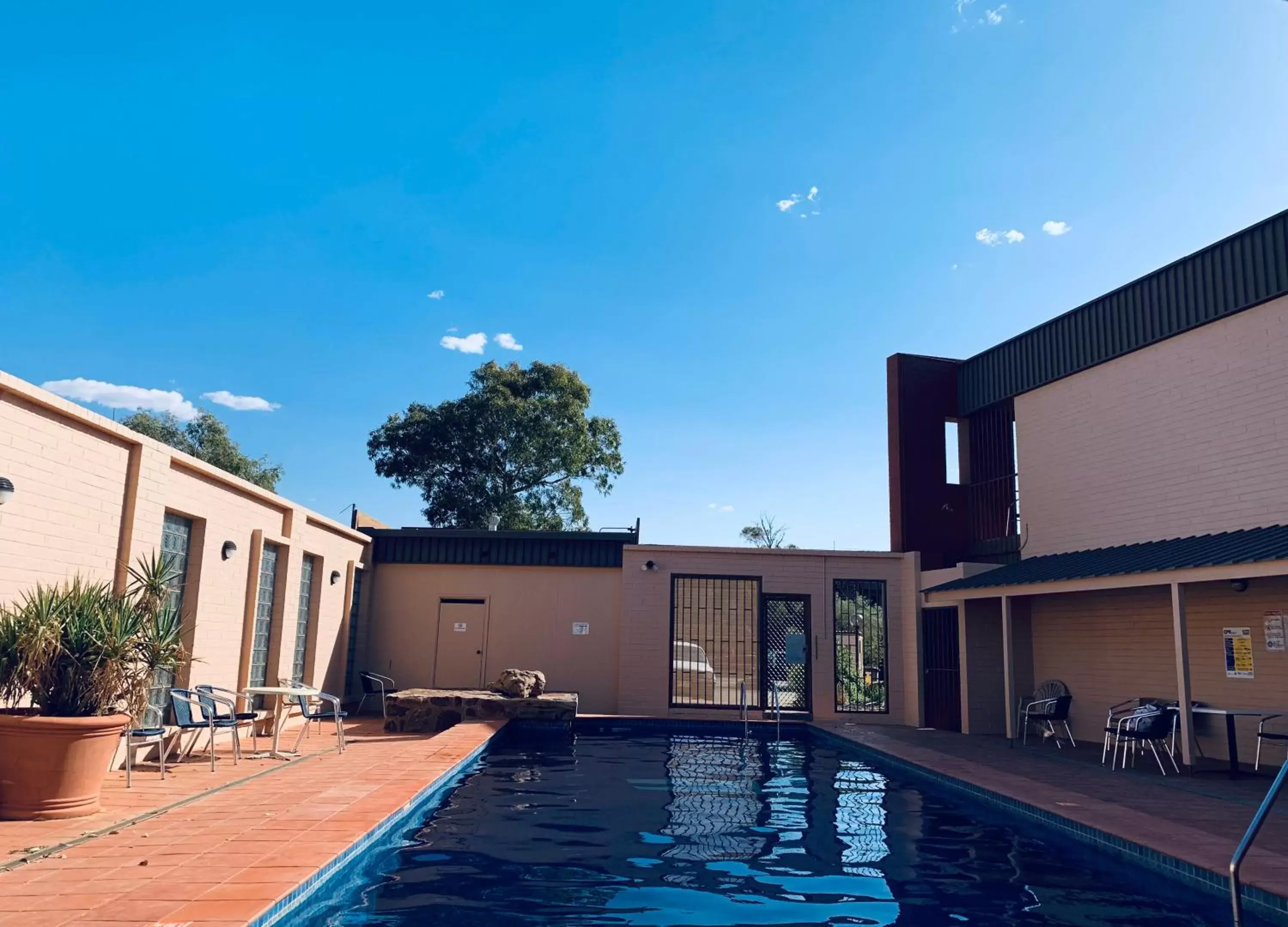 Swimming Pool in Desert Cave Hotel