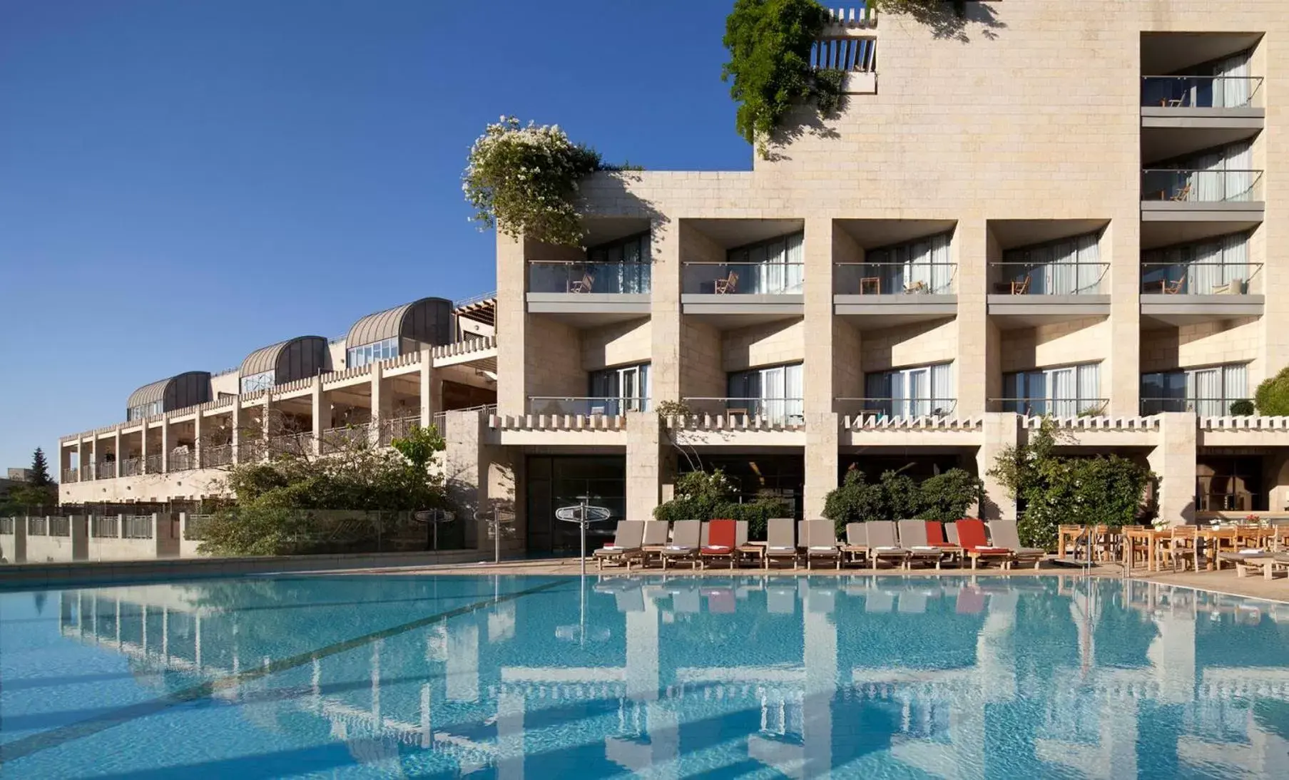 Swimming pool, Property Building in The David Citadel Jerusalem