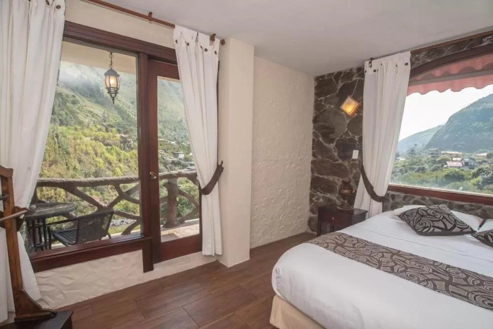 Balcony/Terrace, Bed in Aldea Real Eco Friendly