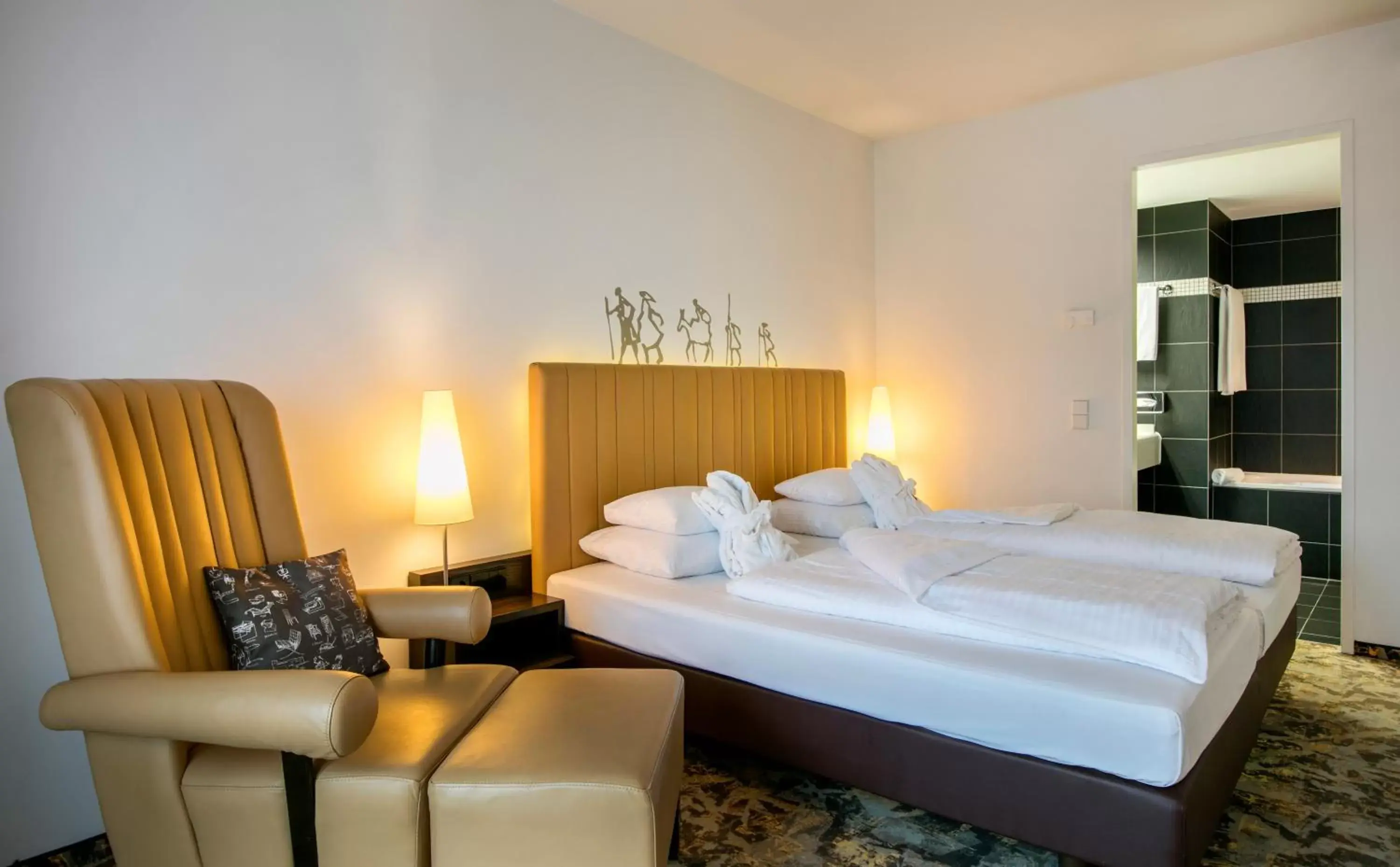 Bedroom, Bed in ARCOTEL Camino Stuttgart