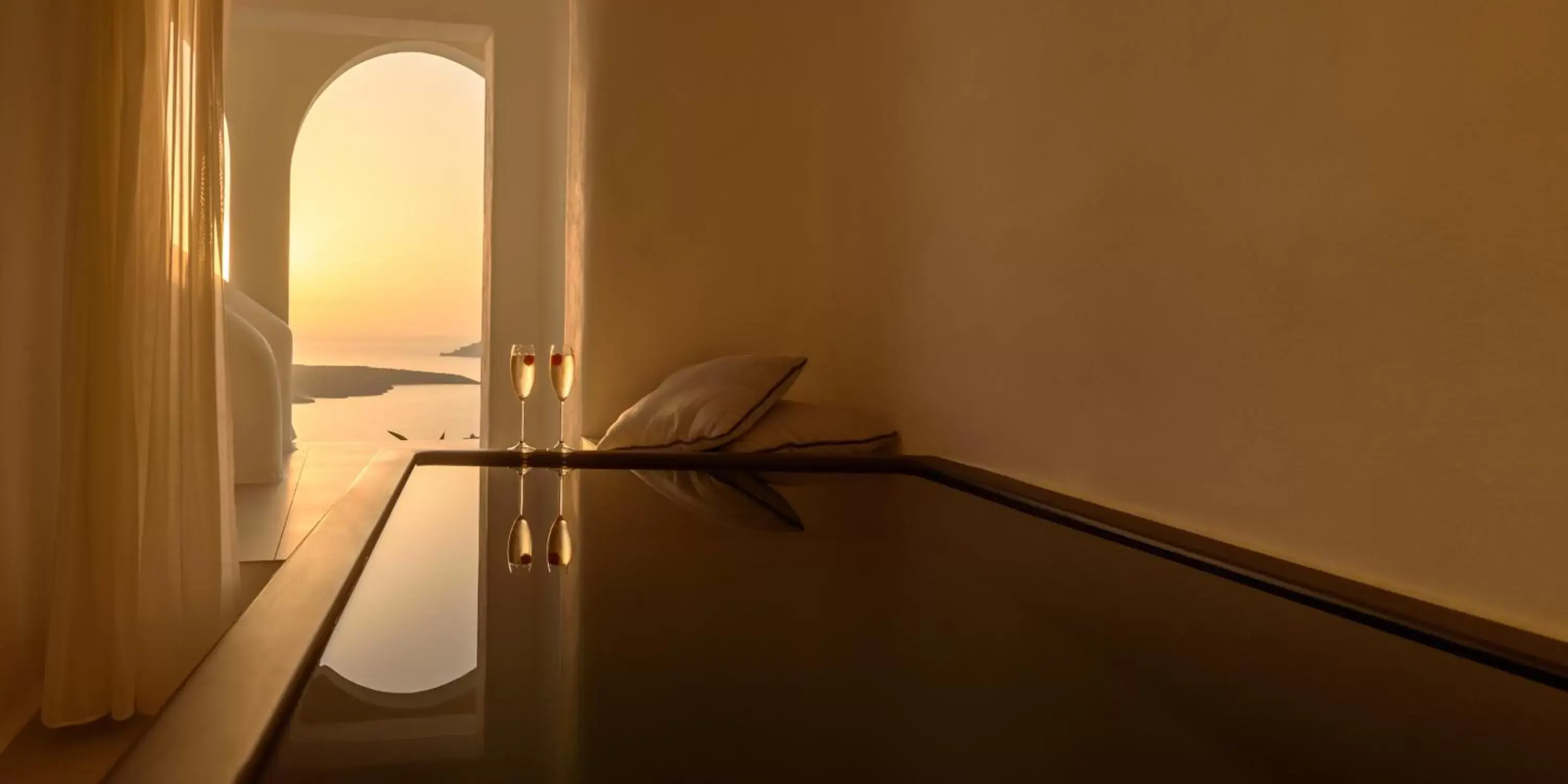 Hot Tub in Nefeles Luxury Suites