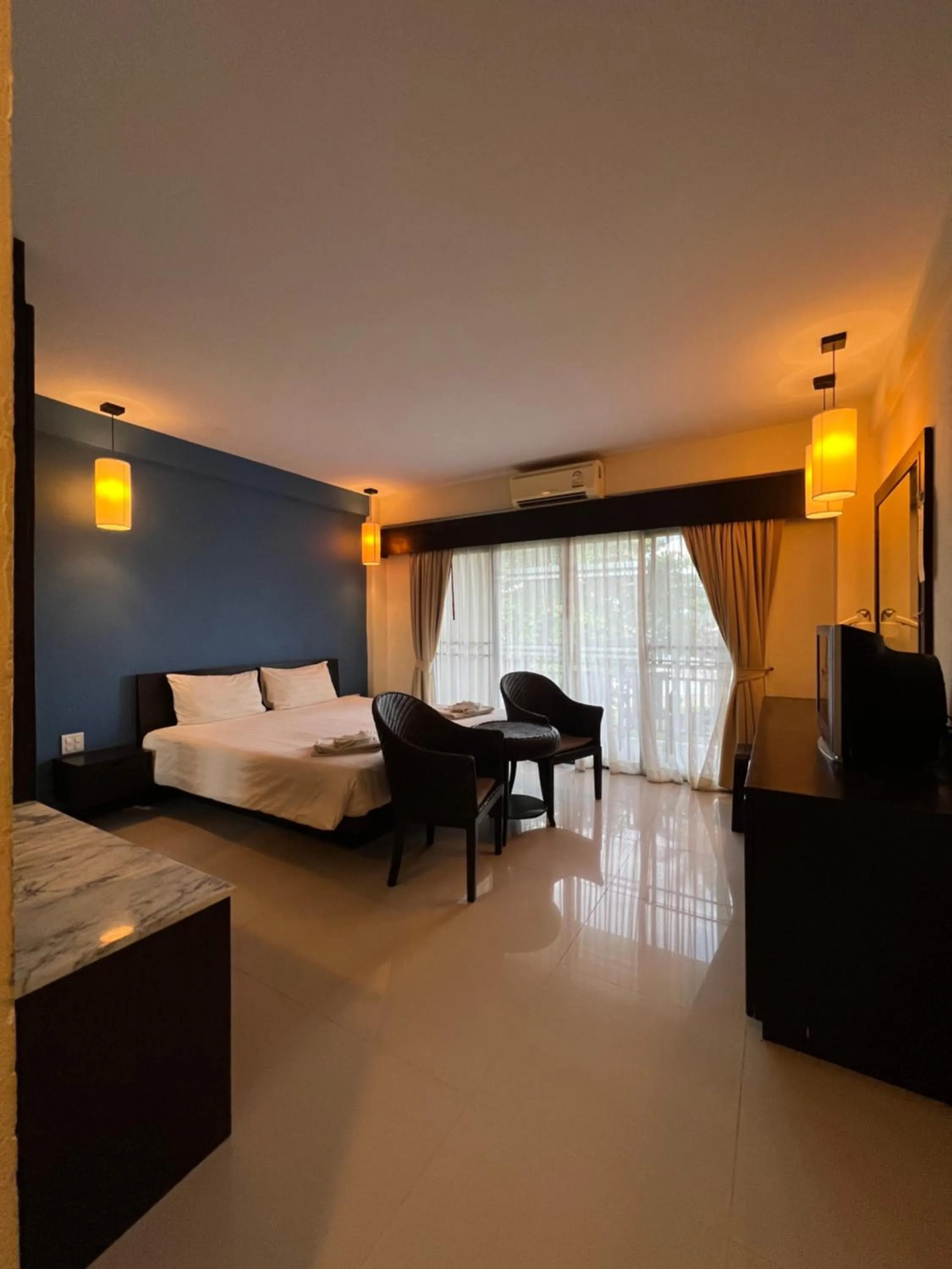 Bed in LANTA PURA beach resort-SHA extra plus
