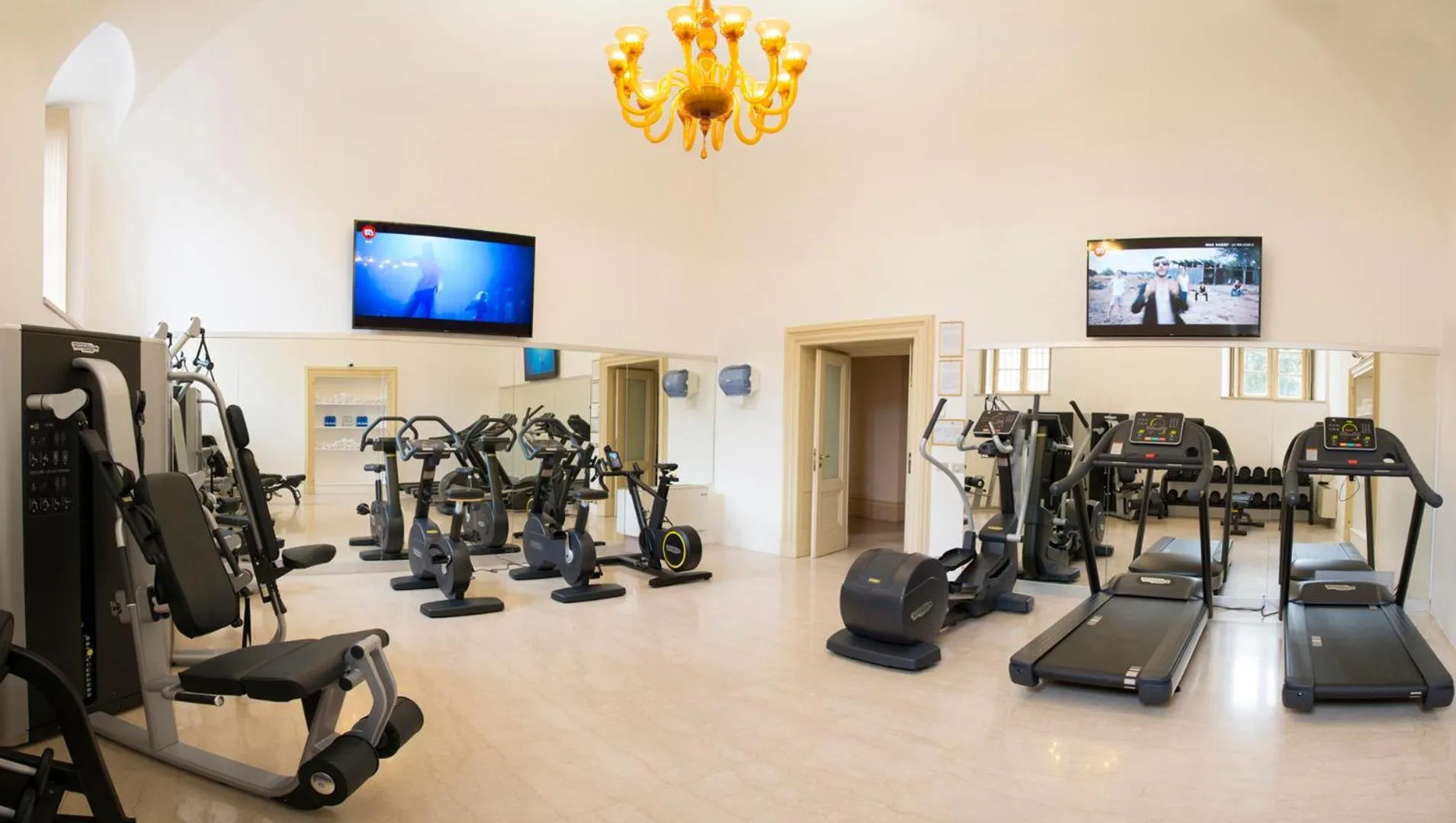 Fitness centre/facilities in Villa Fenaroli Palace Hotel