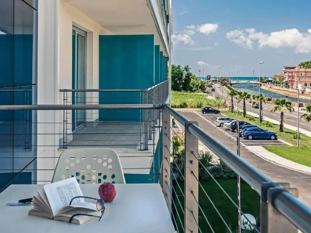 Balcony/Terrace in Hotel Viareggio