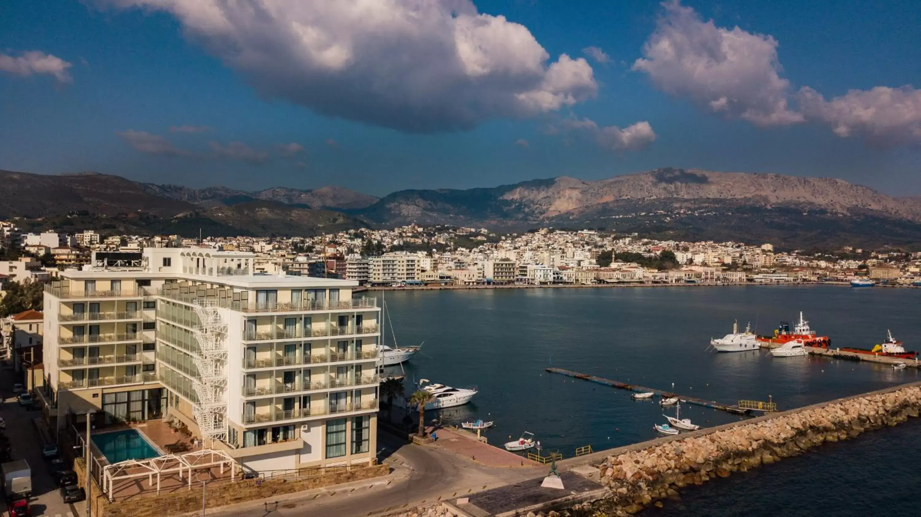 Bird's eye view in Chios Chandris