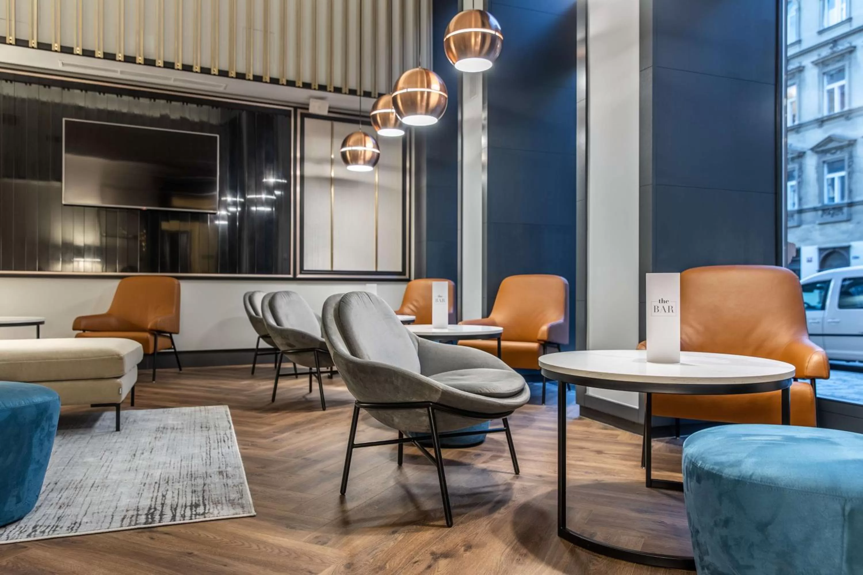 Lounge or bar in Radisson Blu Hotel Prague