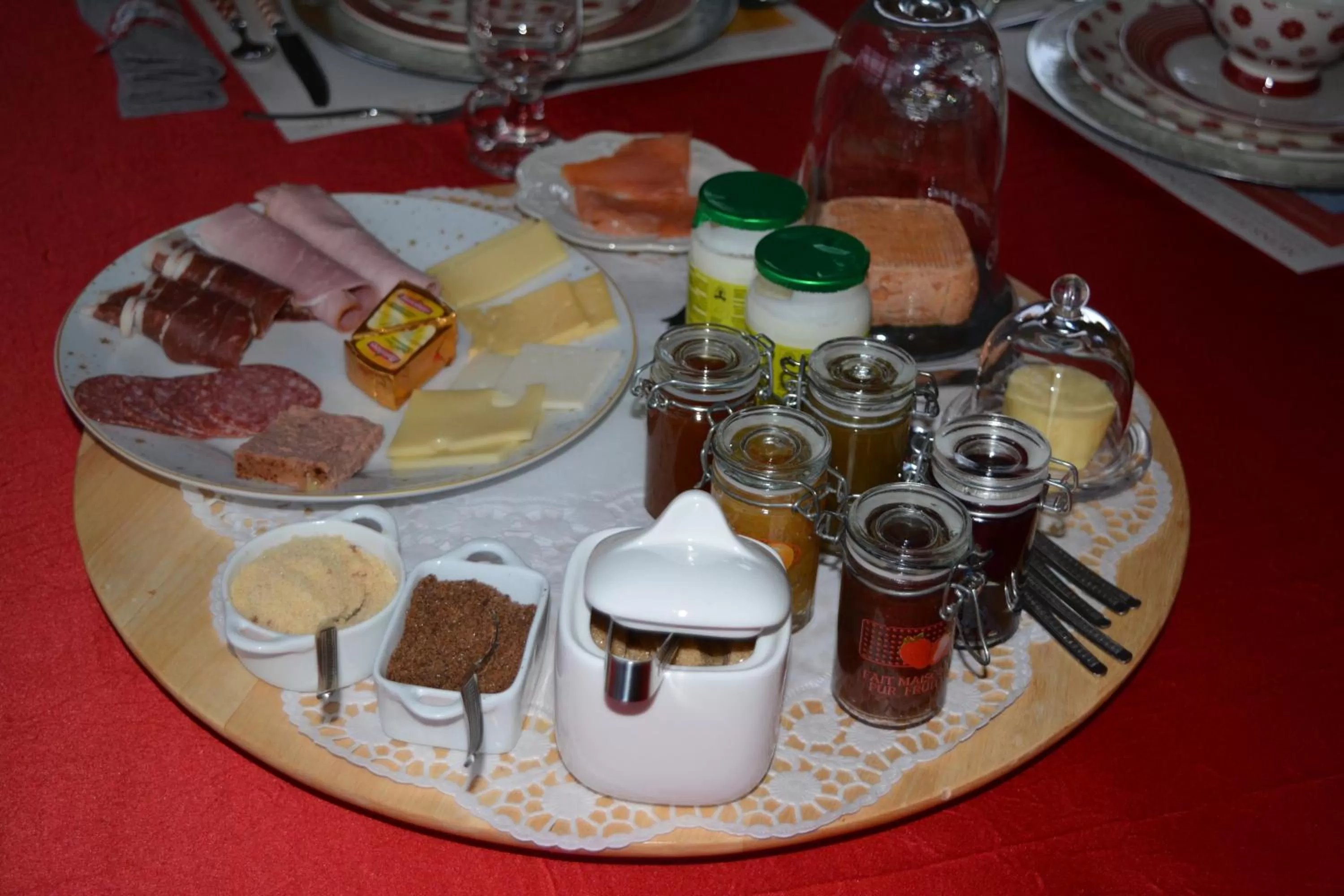 Food close-up in B&B A la Malogne