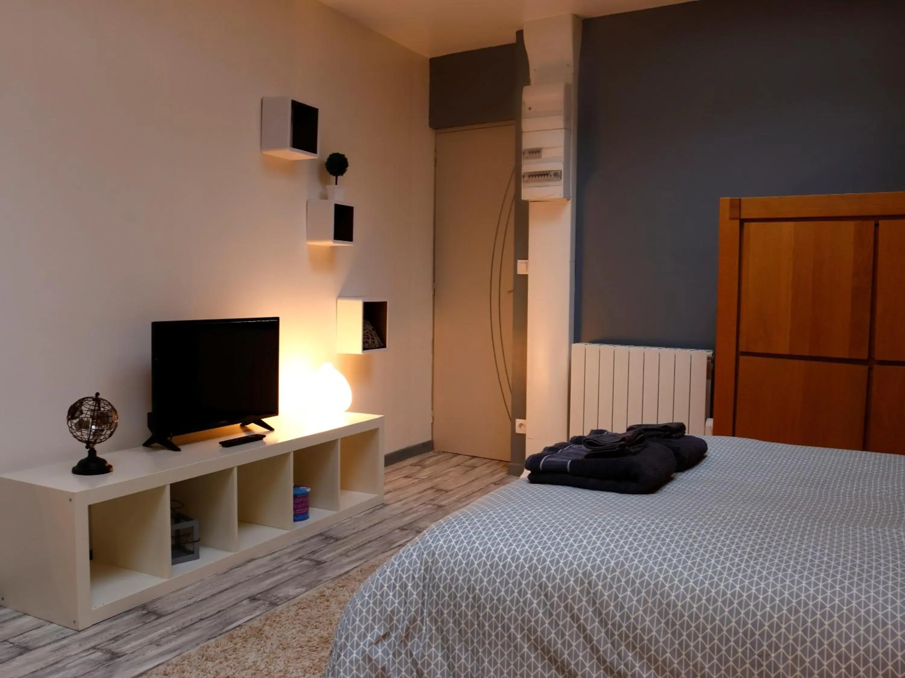 Bedroom, Bed in Trankil'Apparts Gare Bedroom, Bed in Trankil'Apparts Gare