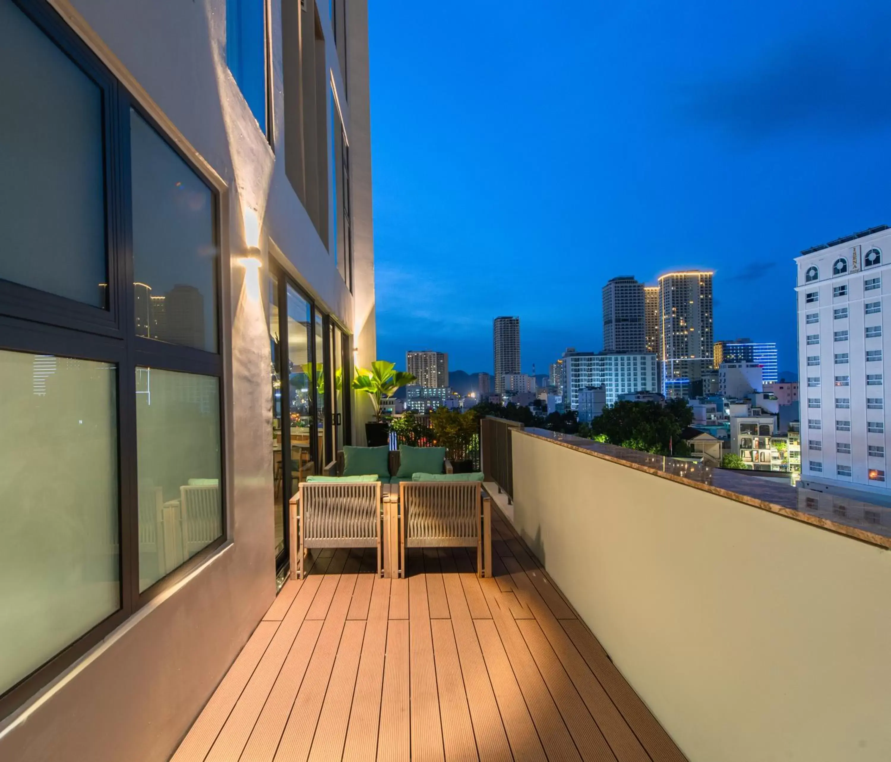 Balcony/Terrace in Zenia Boutique Hotel Nha Trang