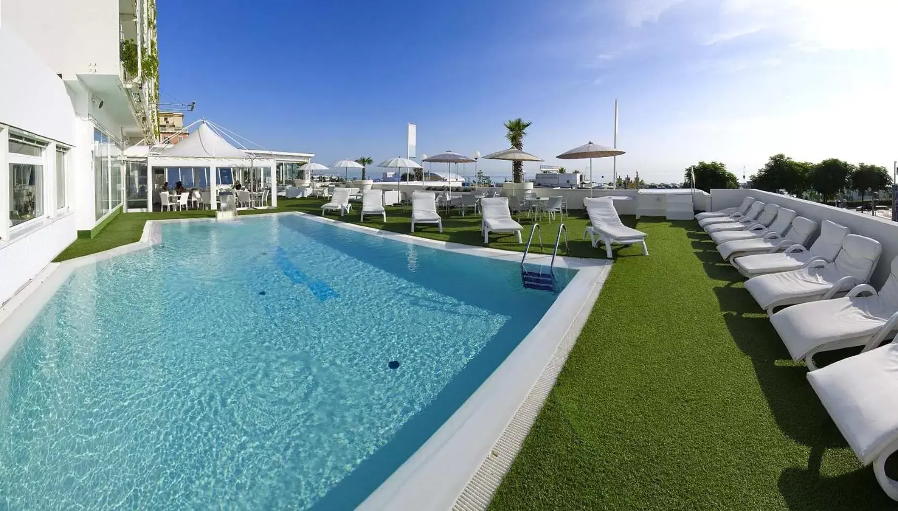 Sea view, Swimming Pool in Hotel Mediterraneo