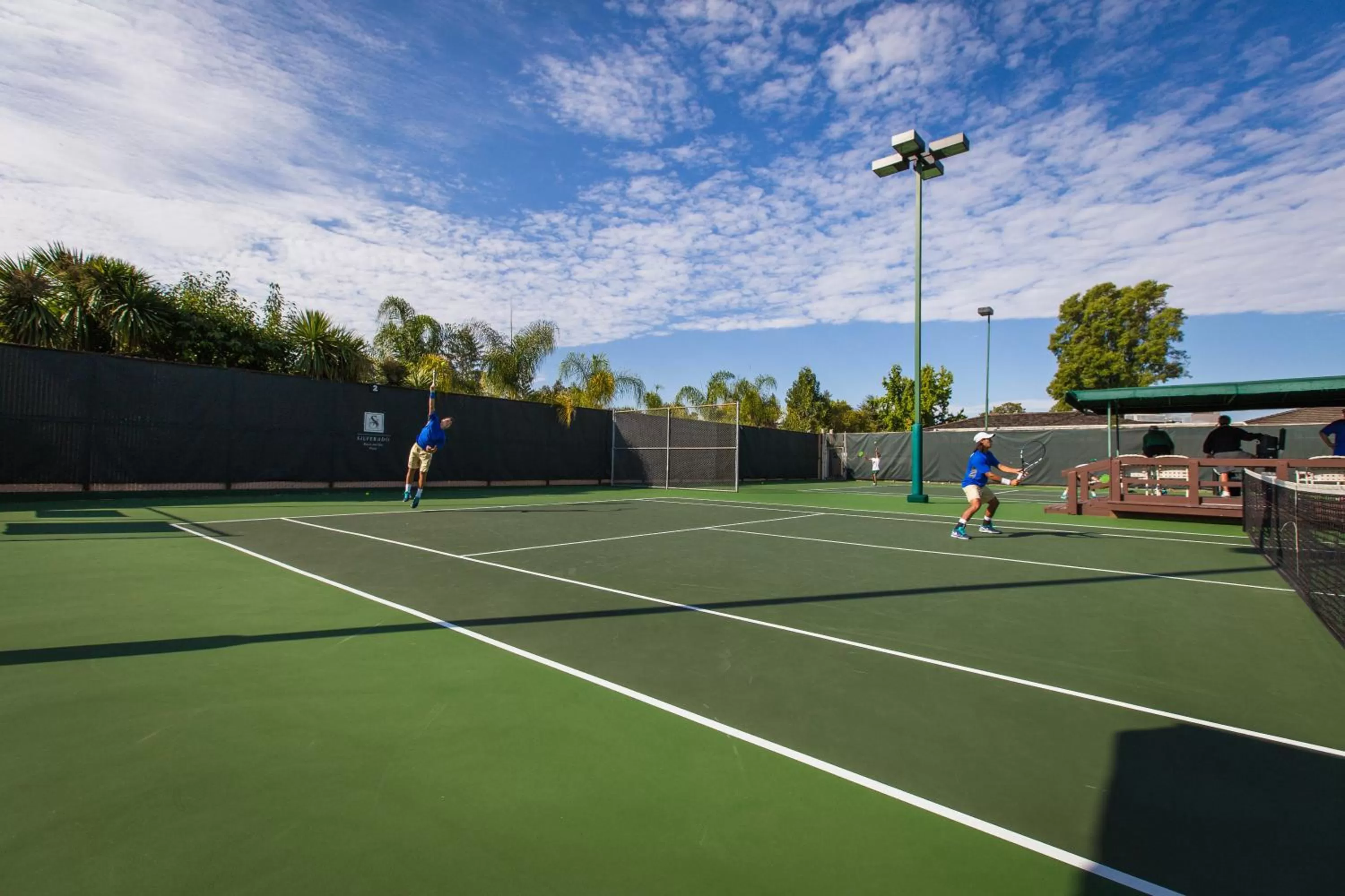 Tennis court in Silverado Resort