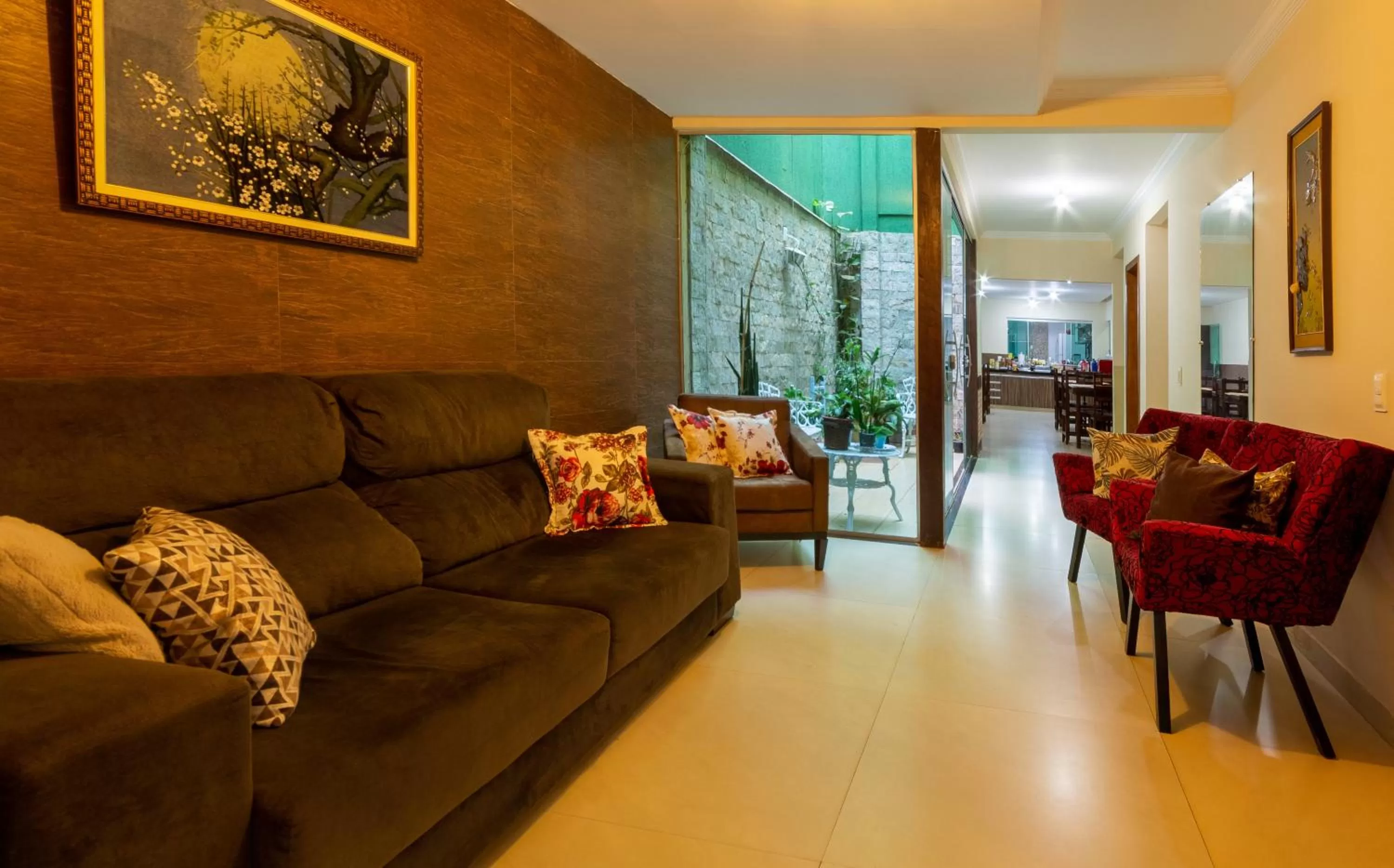 Living room in Pousada Jardim Brasília