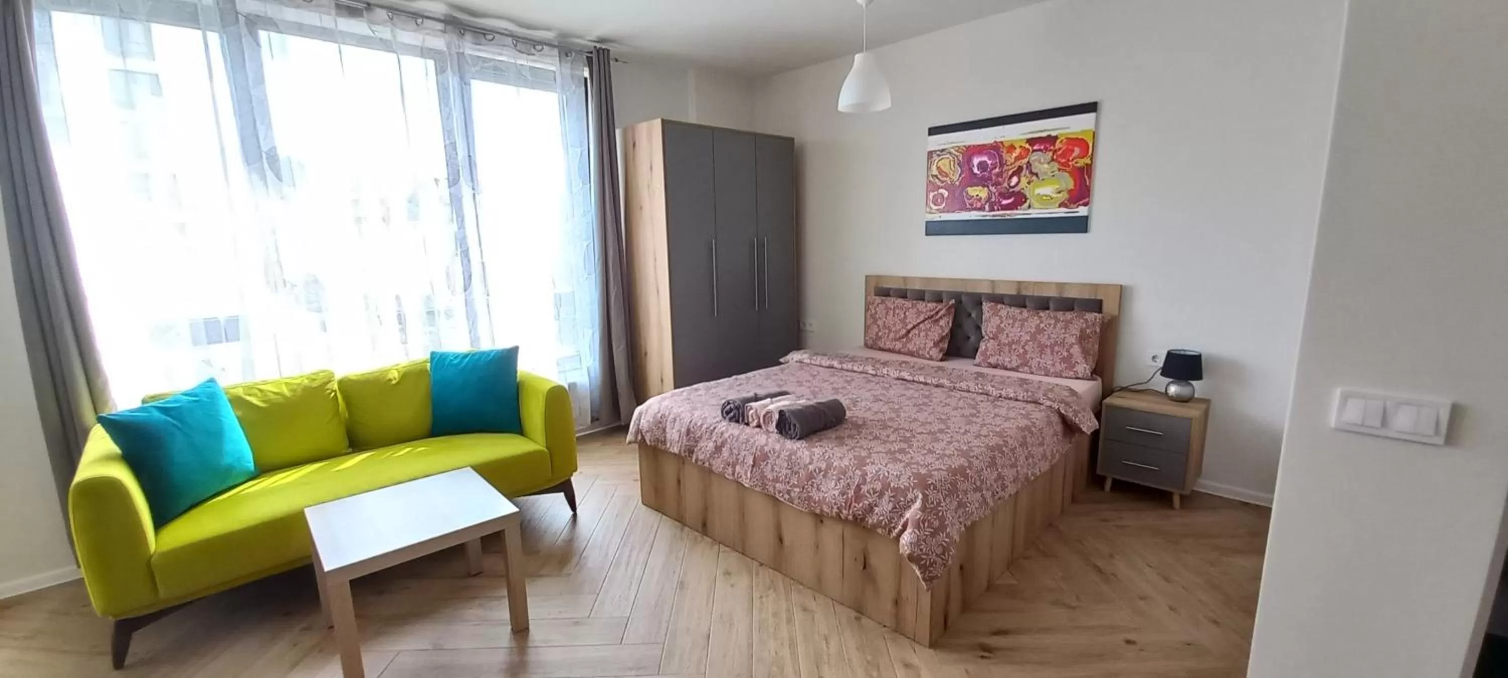Bed in WOW Apartments