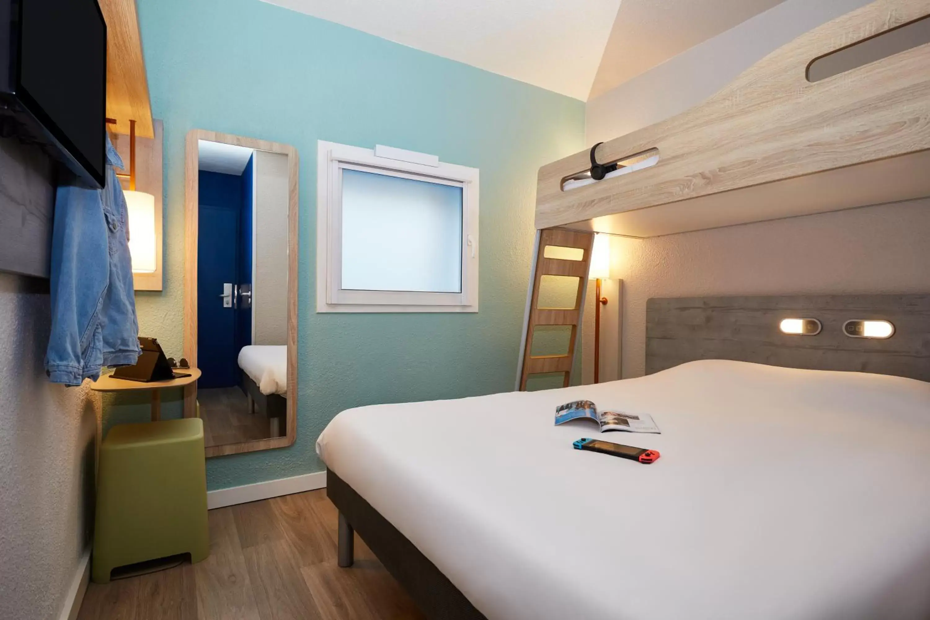 Bed in Ibis Budget - Lille Villeneuve D'Ascq Bed in Ibis Budget - Lille Villeneuve D'Ascq