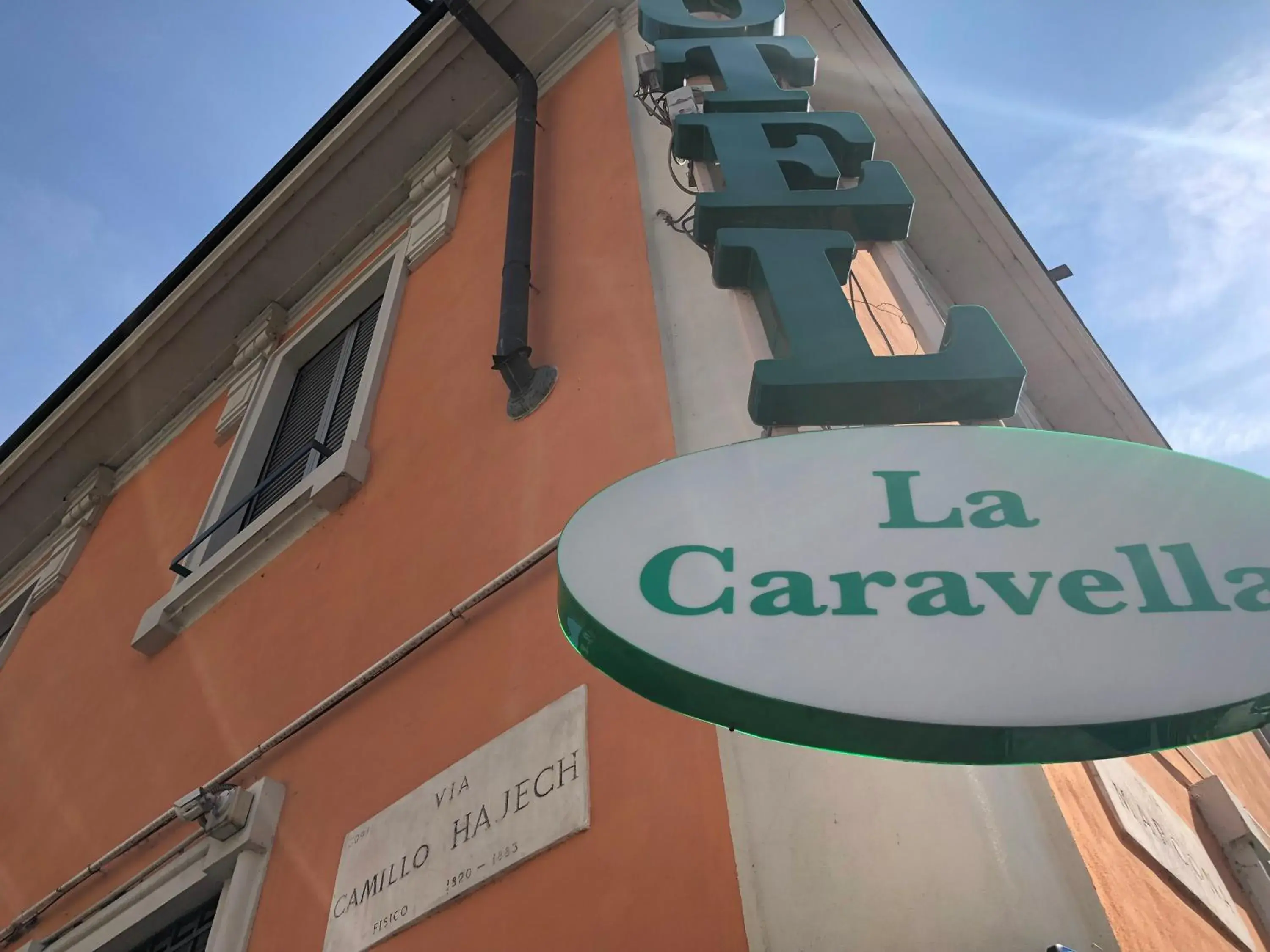 On site, Property Logo/Sign in Hotel La Caravella