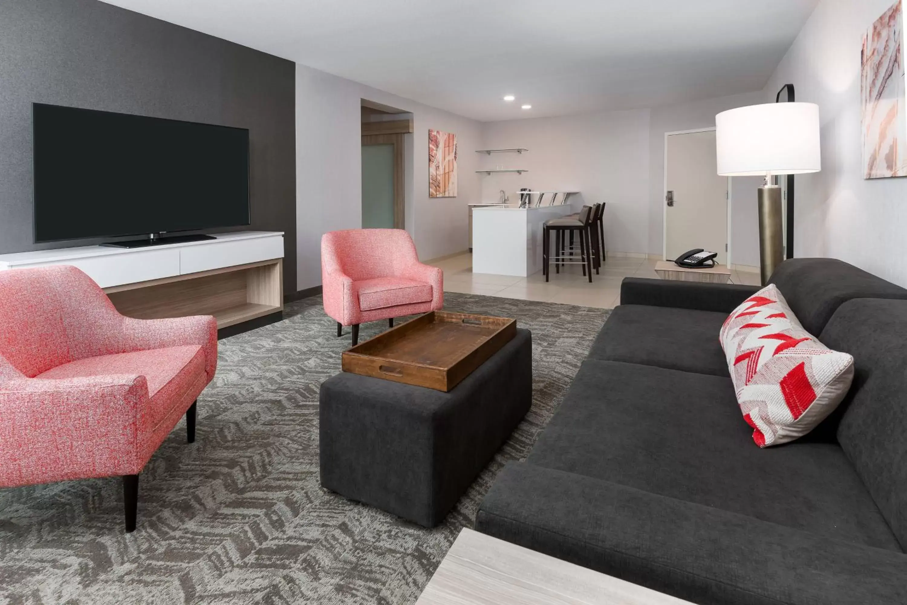 Living room, Seating Area in SpringHill Suites Lakeland