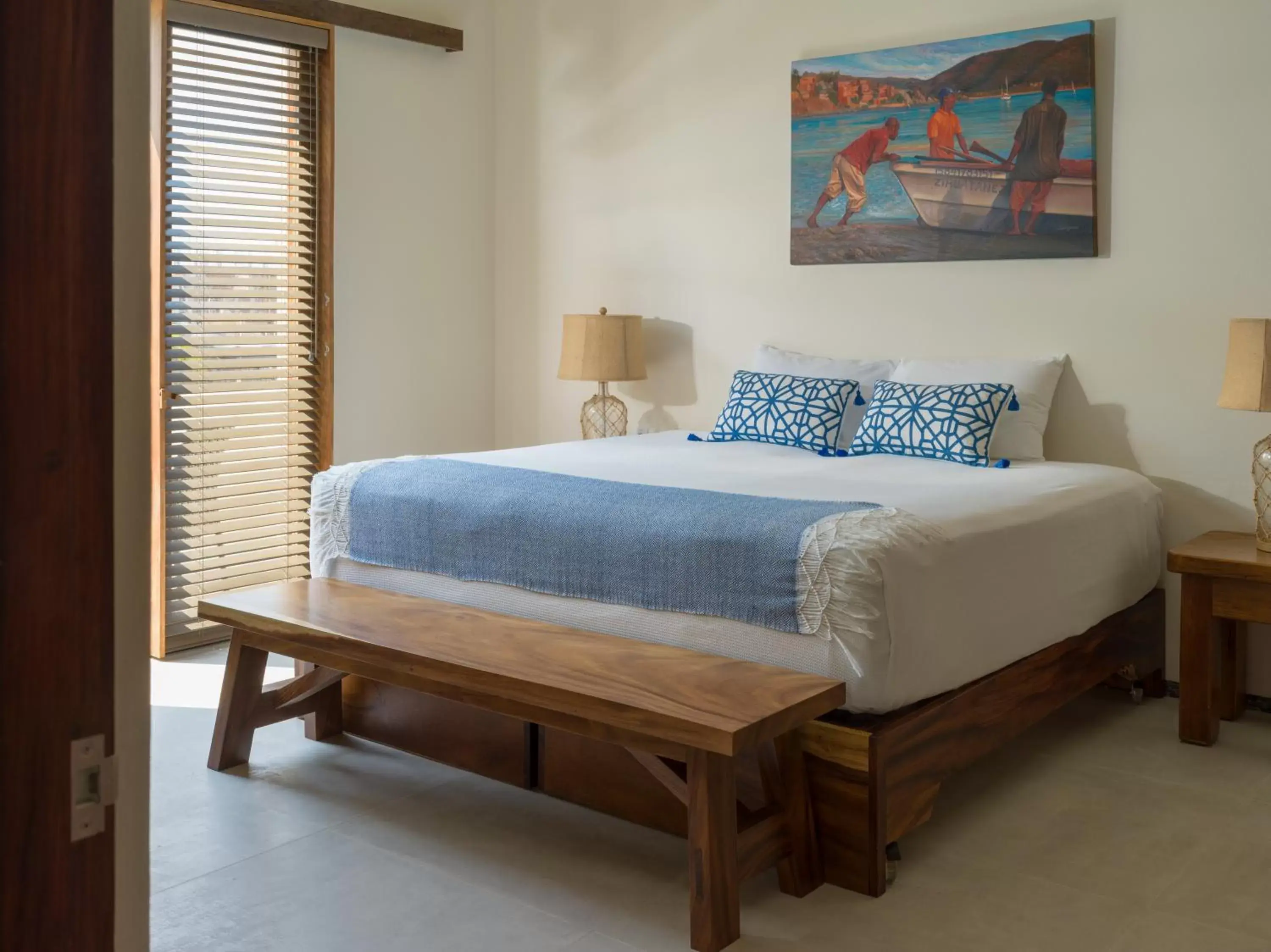 Bed in Marea Beachfront Villas