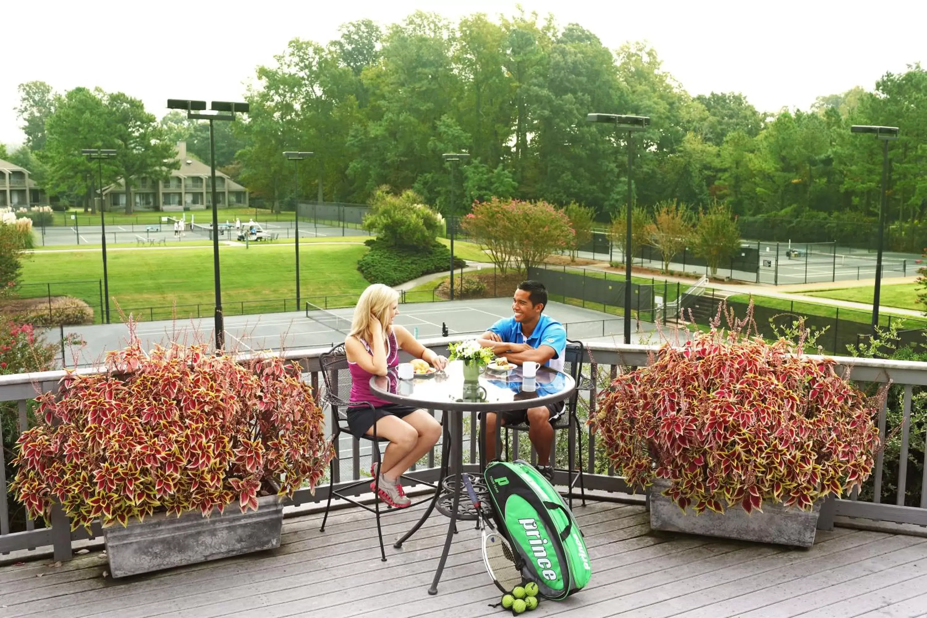 Tennis court in Kingsmill Resort