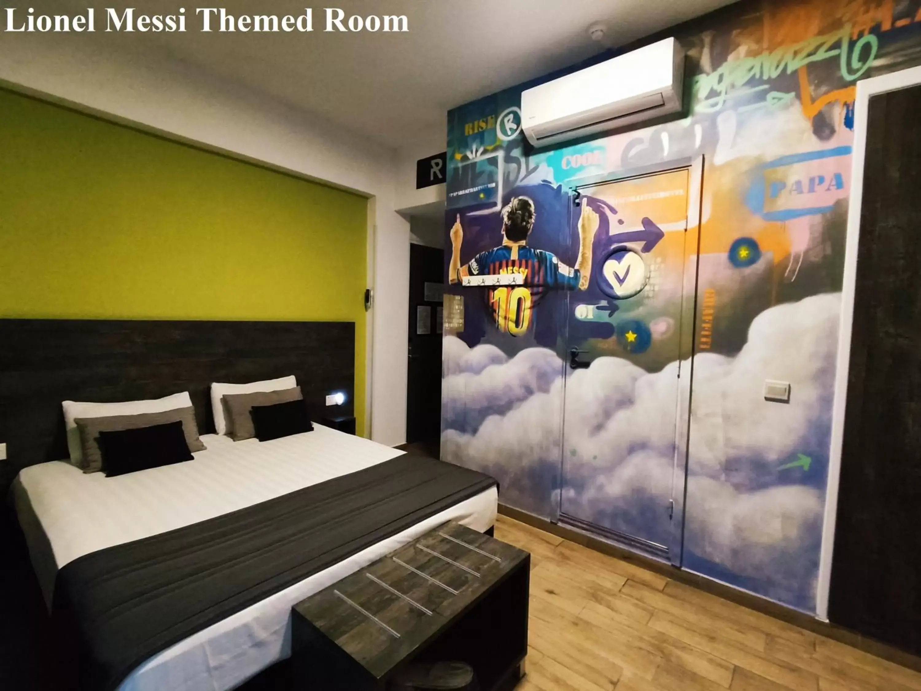 Bedroom, Bed in Rise Street Art Hotel