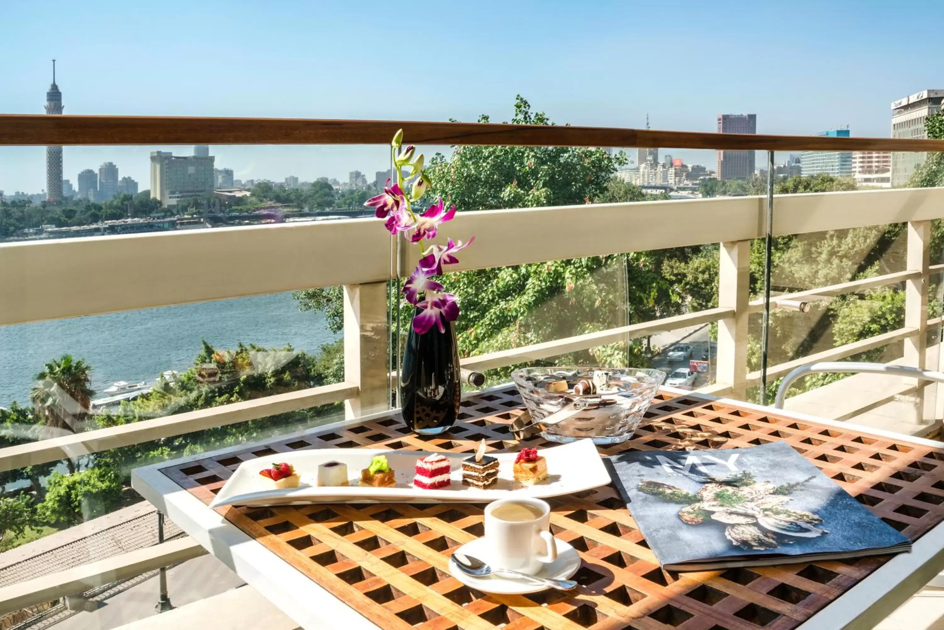 Balcony/Terrace in Kempinski Nile Hotel, Cairo