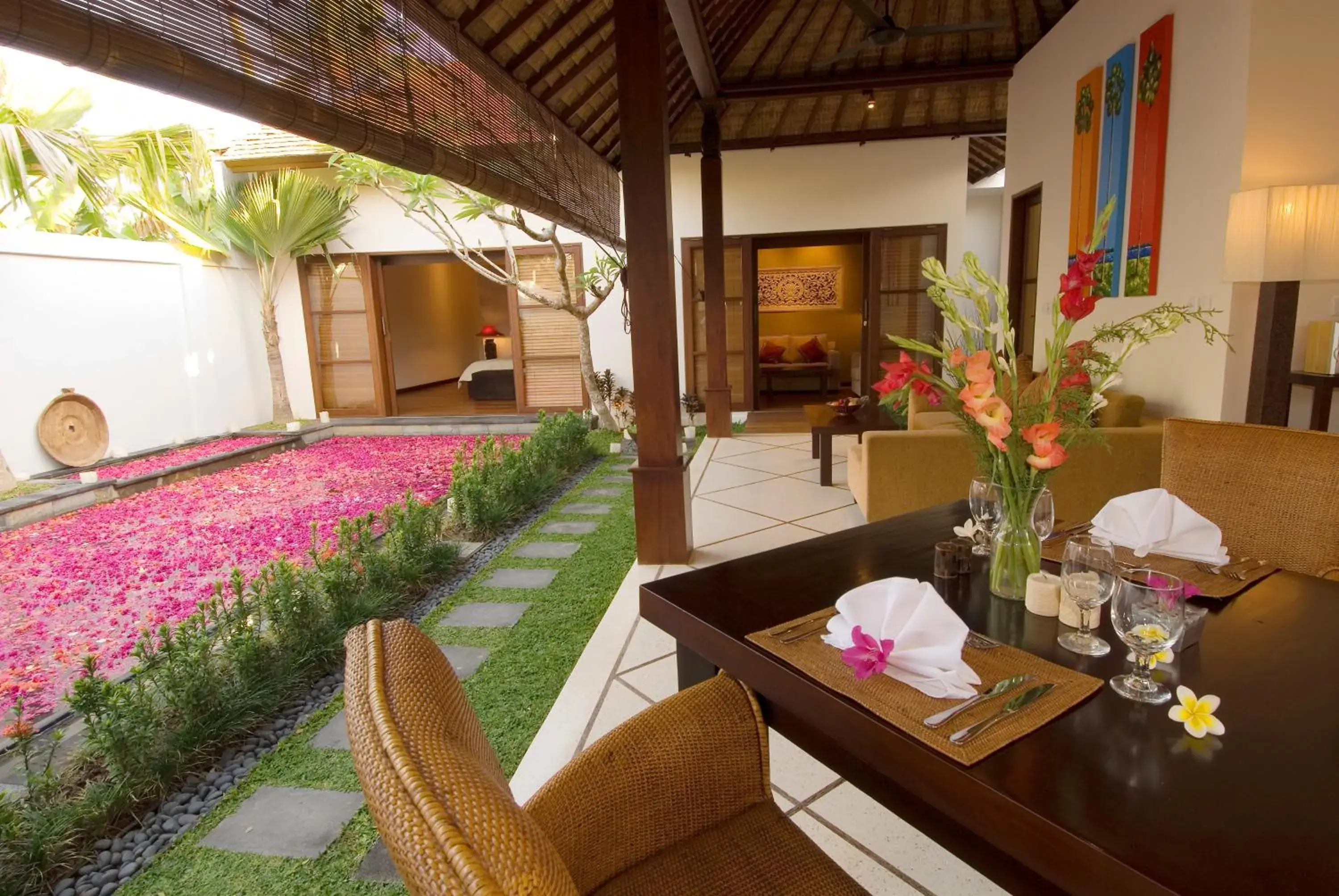 Living room in Ellora Villas