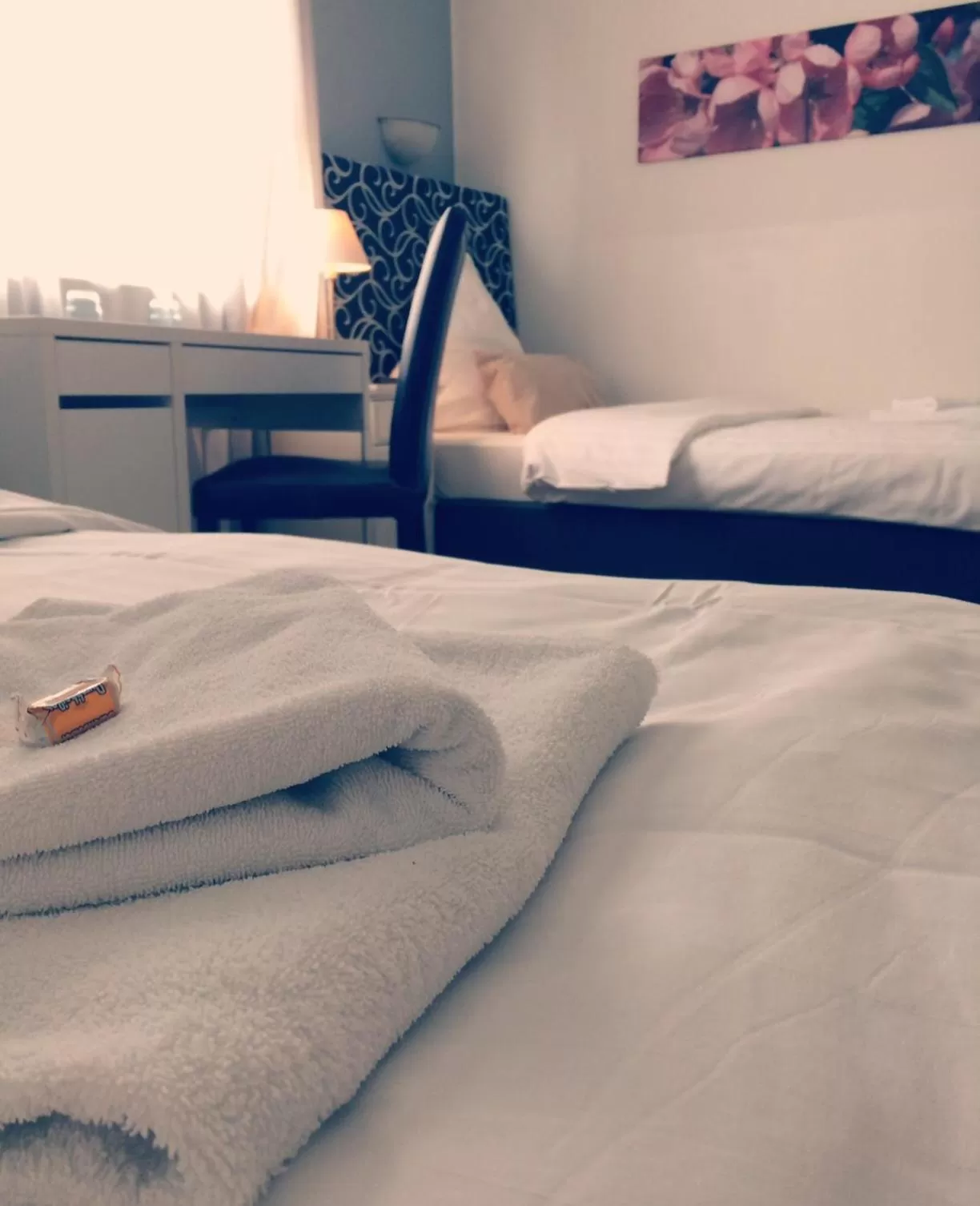 Bed in Hotel Heddernheimer Hof